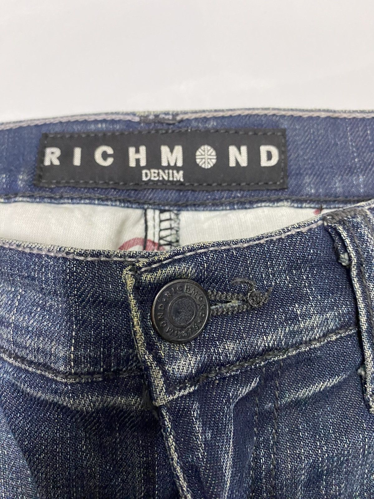 Richmond Denim 🔥RICHMOND DENIM DISTRESSED JEANS Size US 30 / EU 46 - 7 Thumbnail