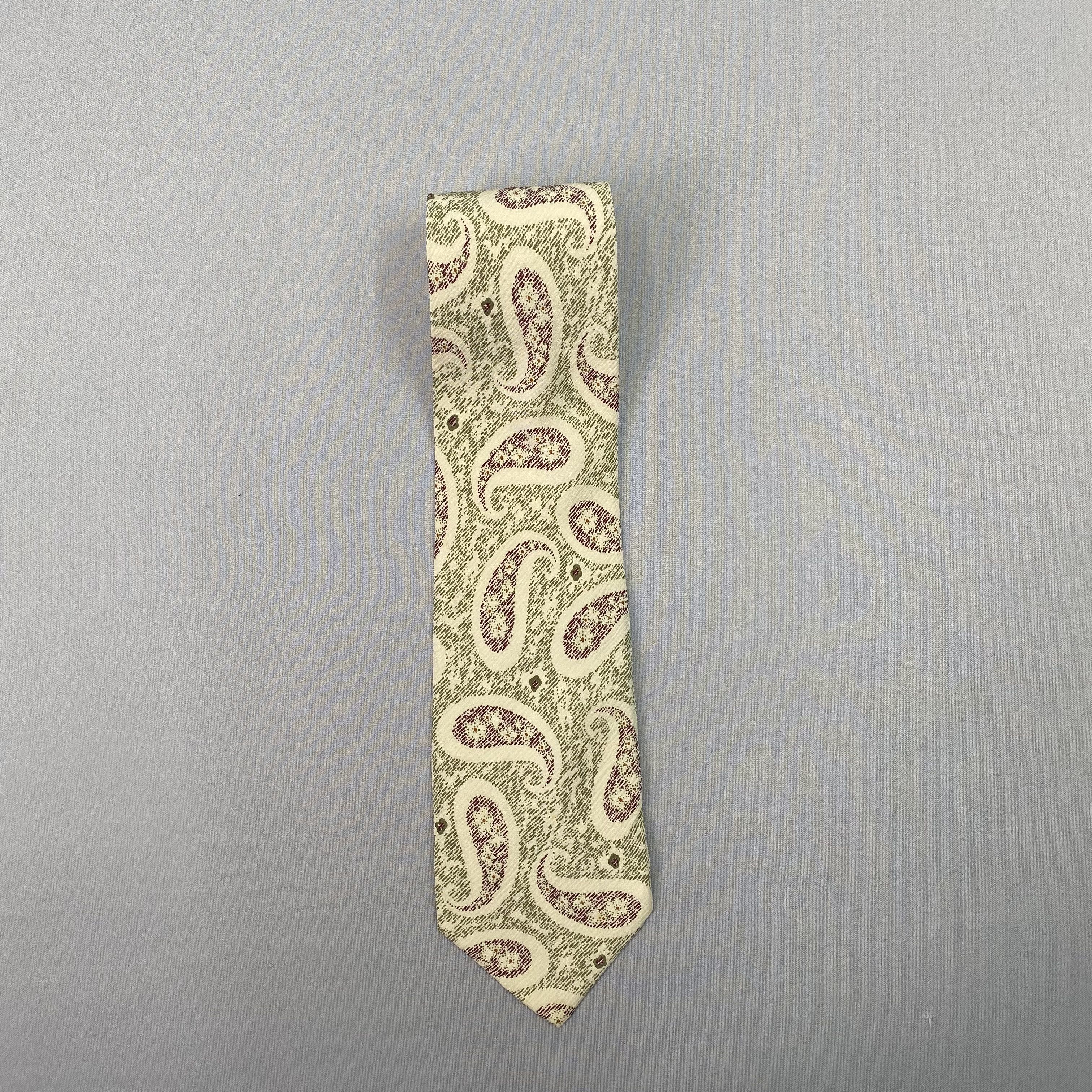 Giorgio Armani Vintage Giorgio Armani SILK Necktie Cravate Pure Silk Size ONE SIZE - 3 Thumbnail