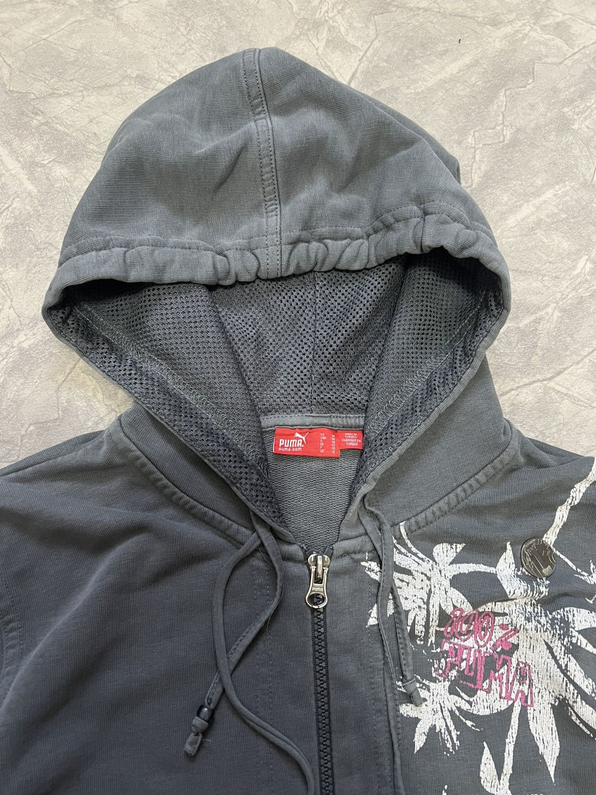 Puma Vintage Puma Zip Hoodie Size M / US 6-8 / IT 42-44 - 4 Thumbnail