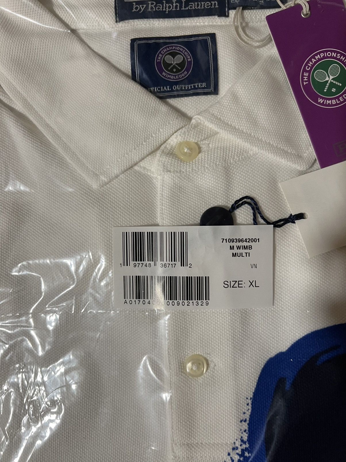 Polo Ralph Lauren Polo Ralph Lauren Wimbledon Classic Fit Tennis Player Size US XL / EU 56 / 4 - 6 Thumbnail