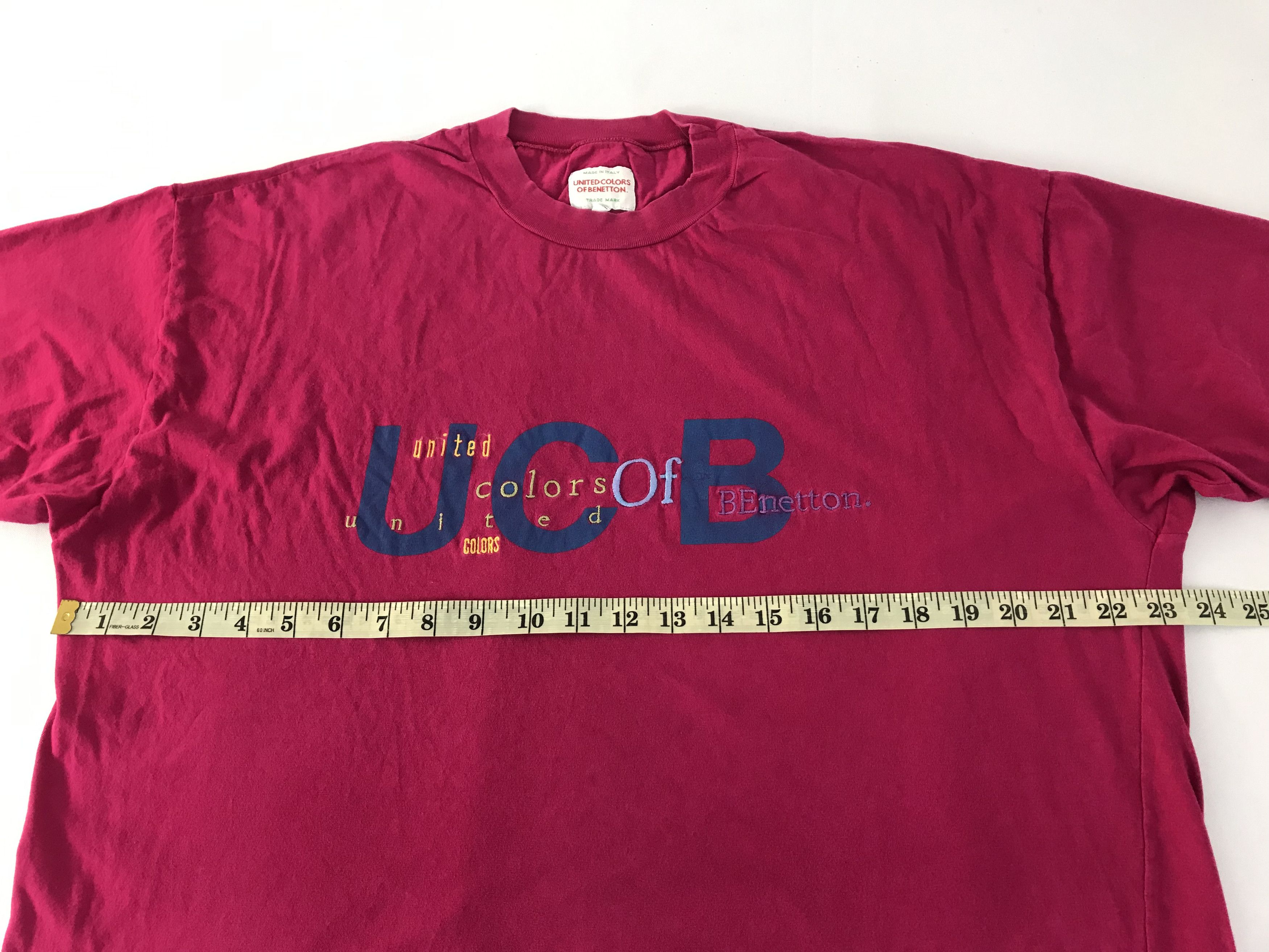 United Colors Of Benetton UCB United Colors Benetton Embroidery Logo Printed Tee Size US XL / EU 56 / 4 - 7 Thumbnail
