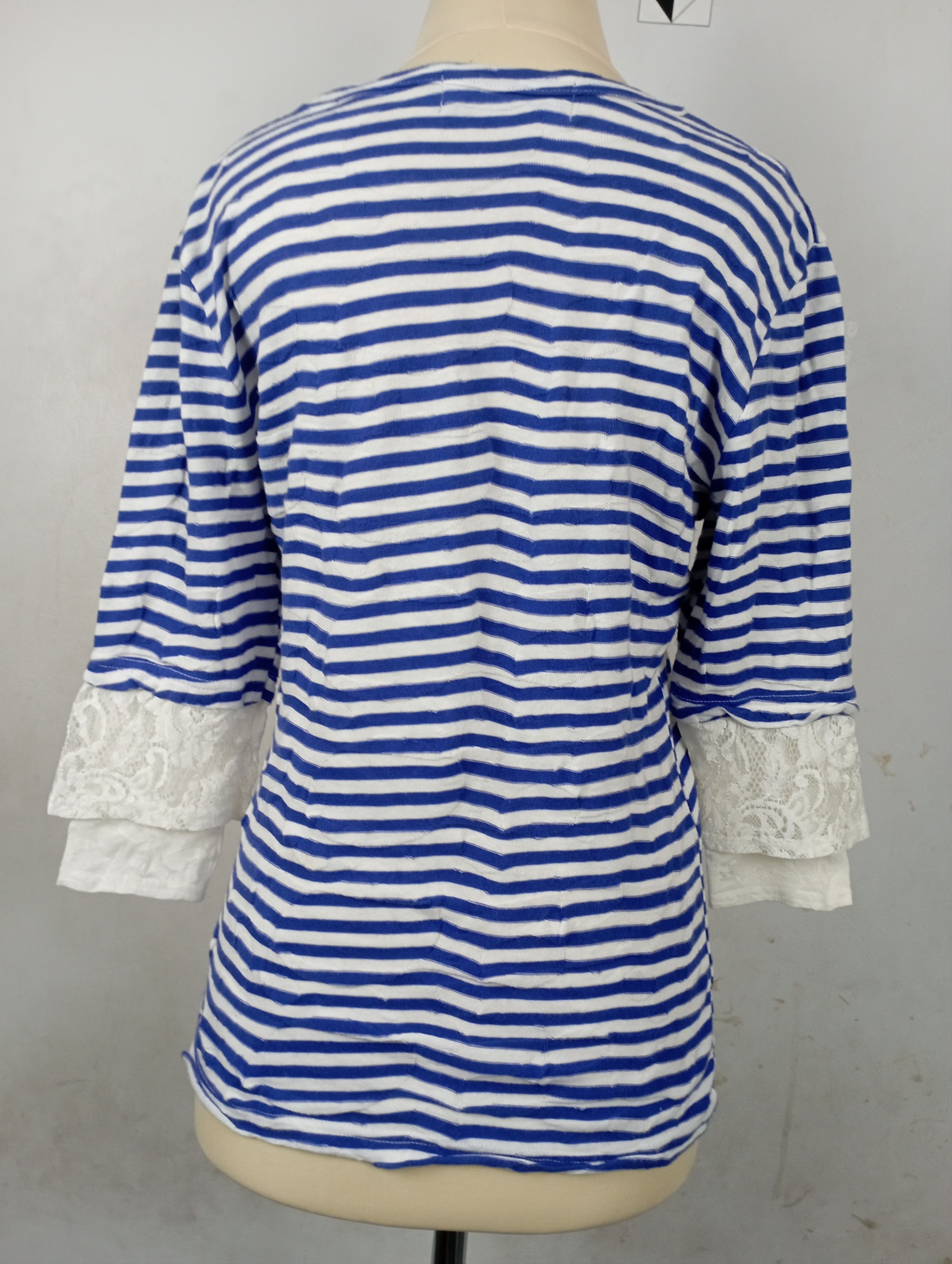 Japanese Brand × Vintage × gomme Vintage Gomme Asymmetrical Striped Tee Size M / US 6-8 / IT 42-44 - 4 Thumbnail