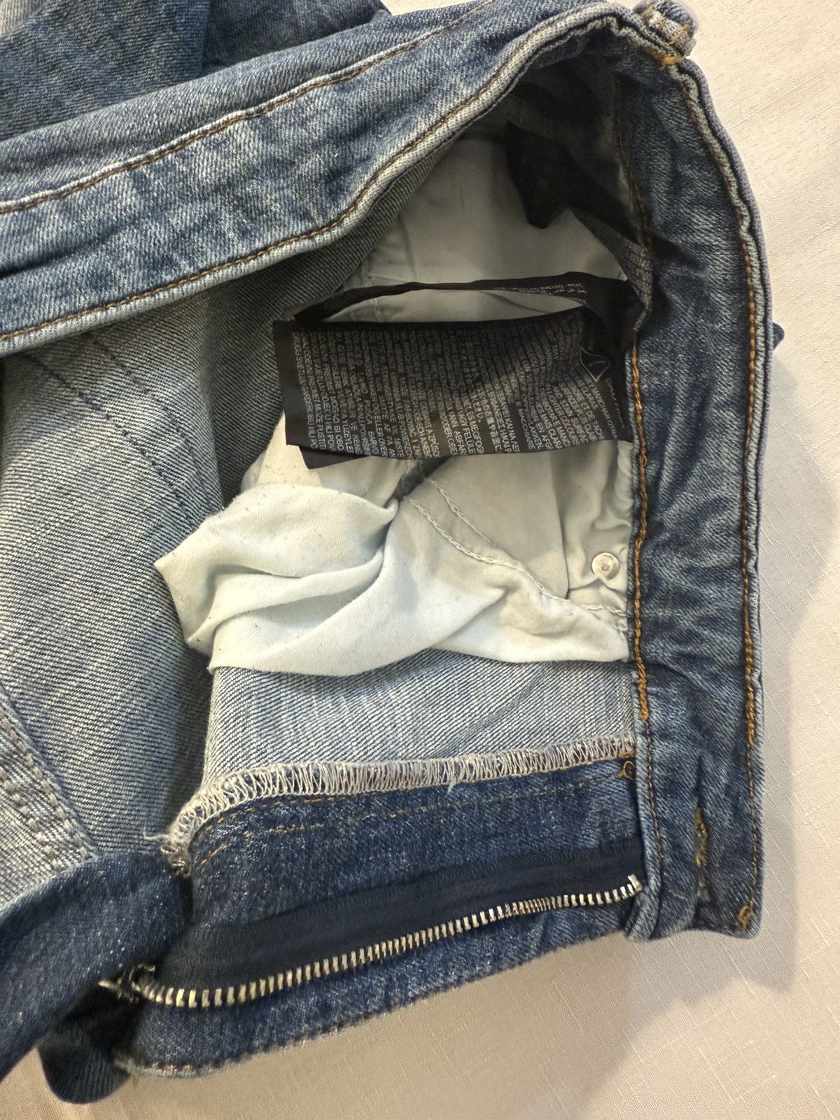 Zara ZARA Distressed Tapered Jeans Size US 36 / EU 52 - 7 Thumbnail