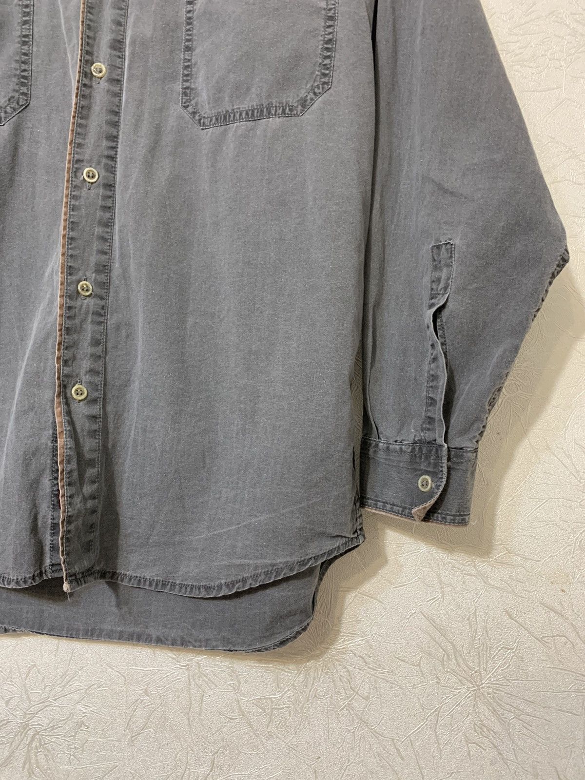 Marlboro Classics × Vintage Vintage Marlboro Classic USA Western Grey Shirt Button Up Size US S / EU 44-46 / 1 - 2 Thumbnail