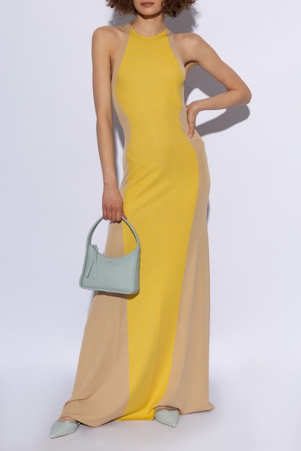 Fendi Fendi Yellow Jersey Dress Size XS / US 0-2 / IT 36-38 - 18 Thumbnail