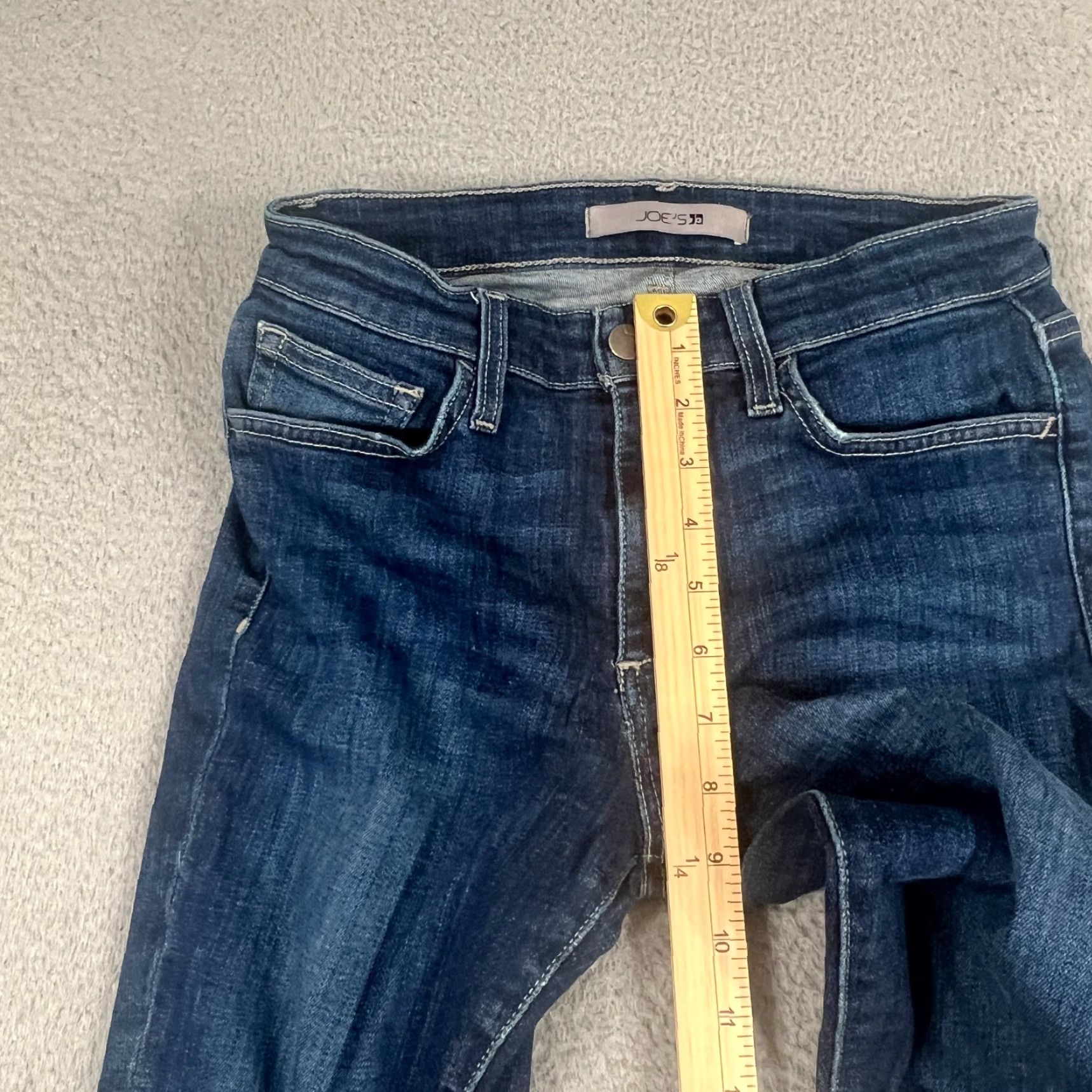 Denime Joe's Womens Jeans Slim Skinny Denim 27 Regular Low Rise Blue Stretch Pockets 29 Inseam Size 27" / US 4 / IT 40 - 4 Thumbnail