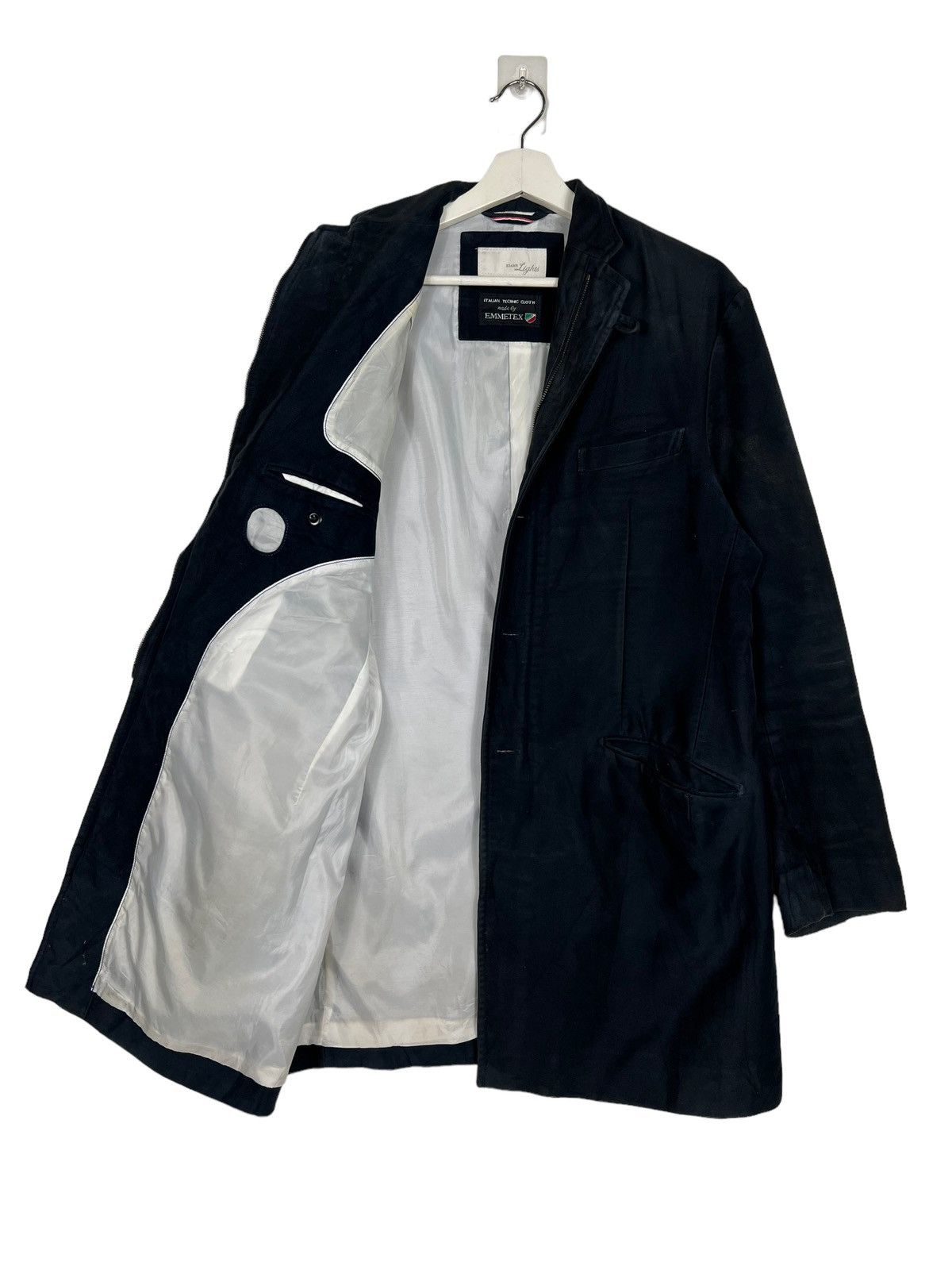 Beams Plus 🔥 BEAMS EMMETEX FABRIC MOLESKIN LONG JACKET Size US M / EU 48-50 / 2 - 9 Thumbnail