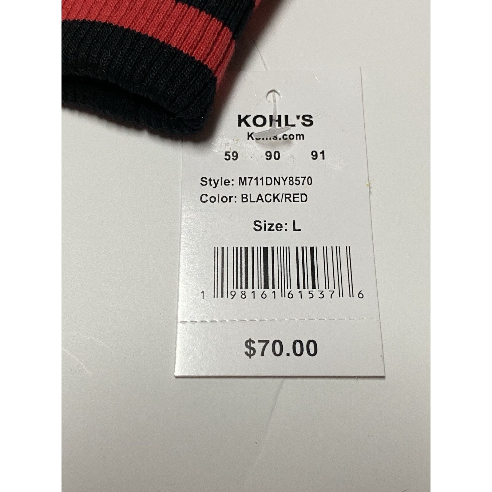 Disney NWT Disney Mickey Mouse Black/Red Bomber Jacket - Size L Size US L / EU 52-54 / 3 - 6 Thumbnail