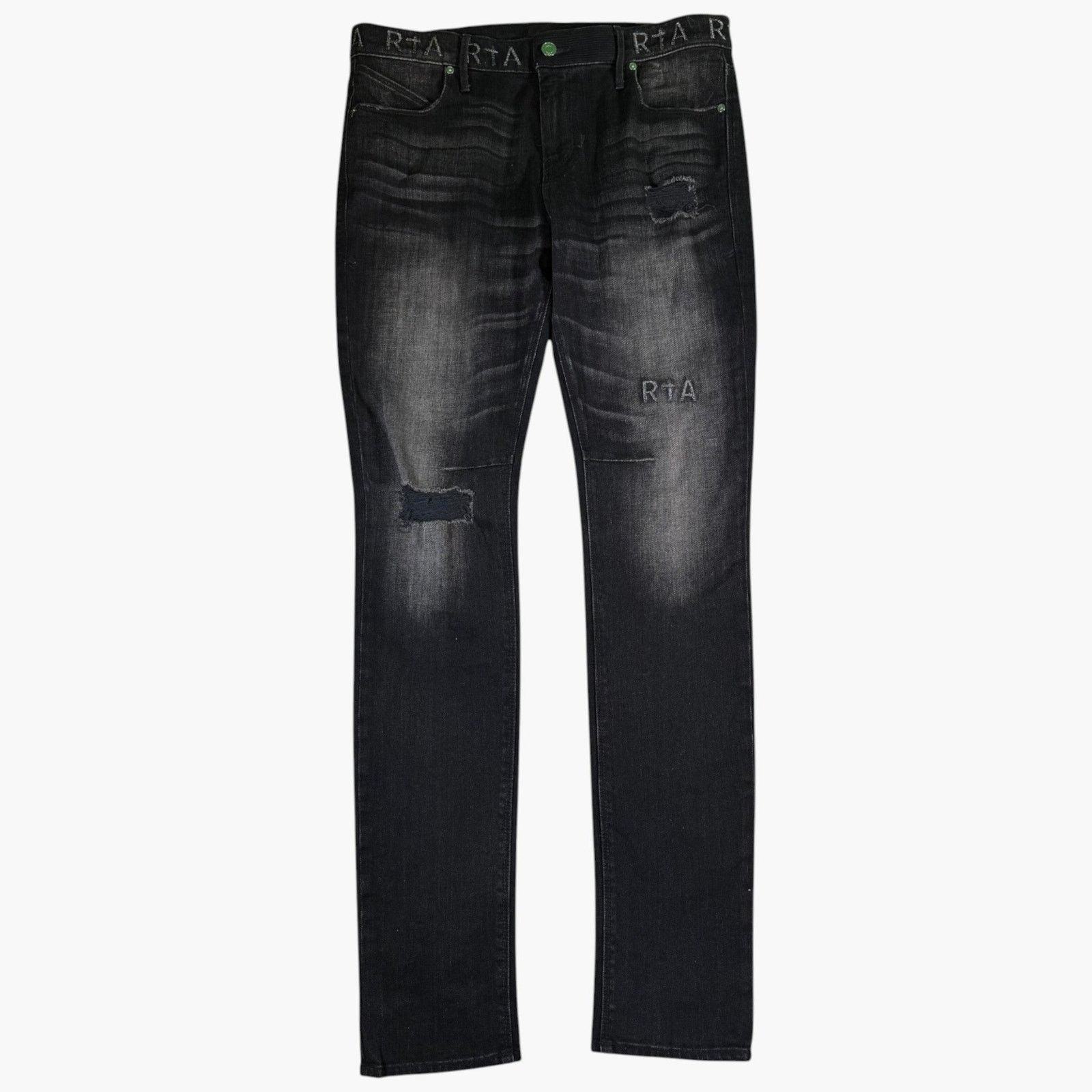 Purple Brand Purple Brand Plain Black Jeans Size US 38 / EU 54 - 1 Thumbnail