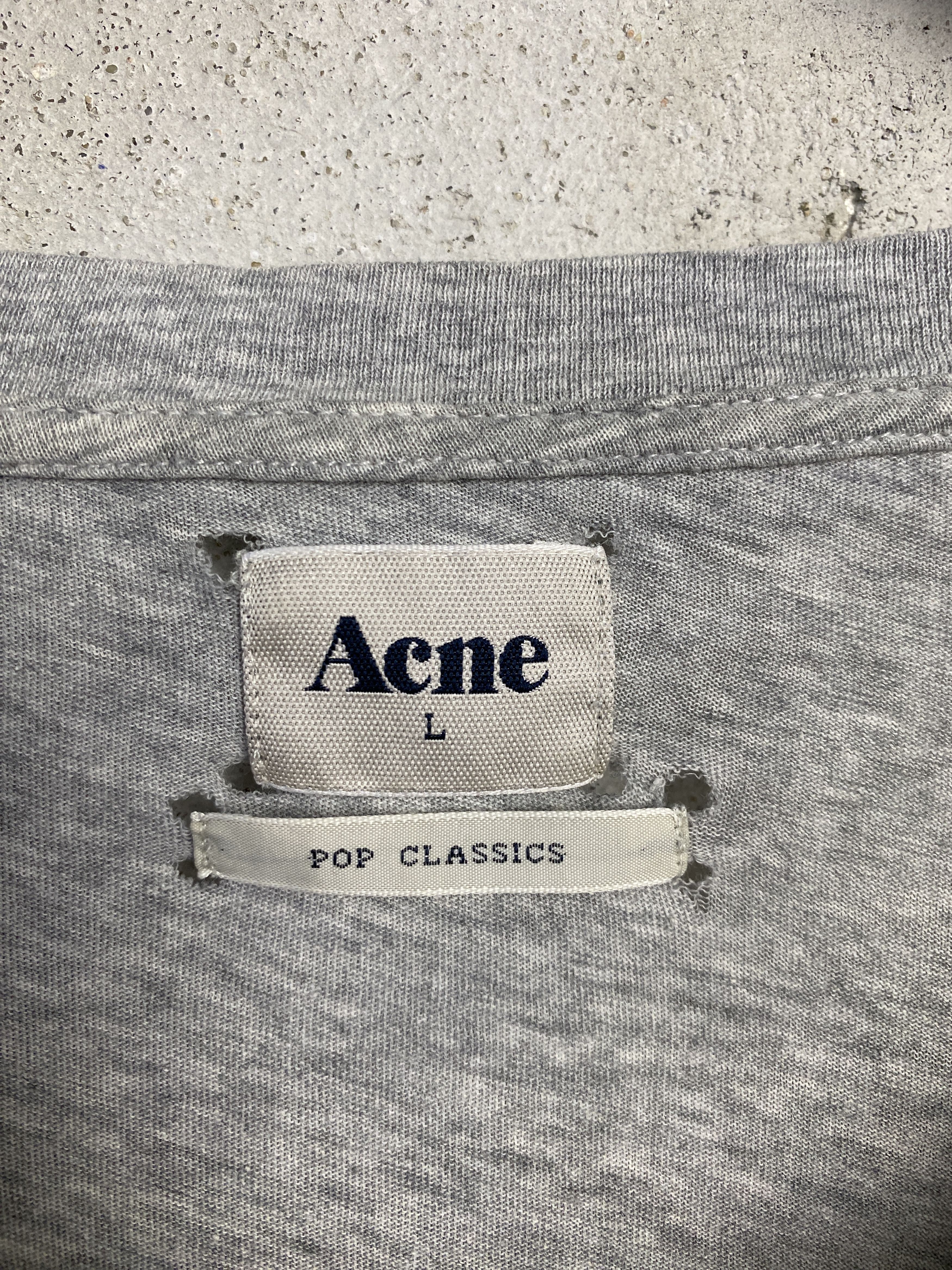 Acne Studios Acne vintage basic casual t-shirt tee Size L / US 10 / IT 46 - 3 Thumbnail