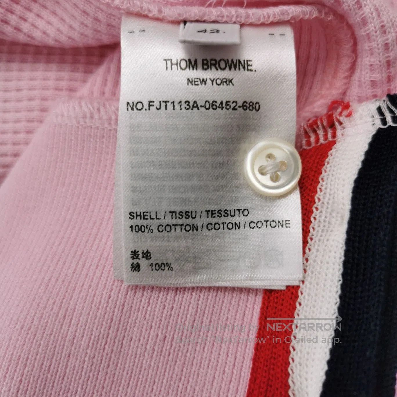 Thom Browne Thom Browne Cotton Colorblock Stripe Crewneck Sweatshirt L. Size L / US 10 / IT 46 - 9 Thumbnail
