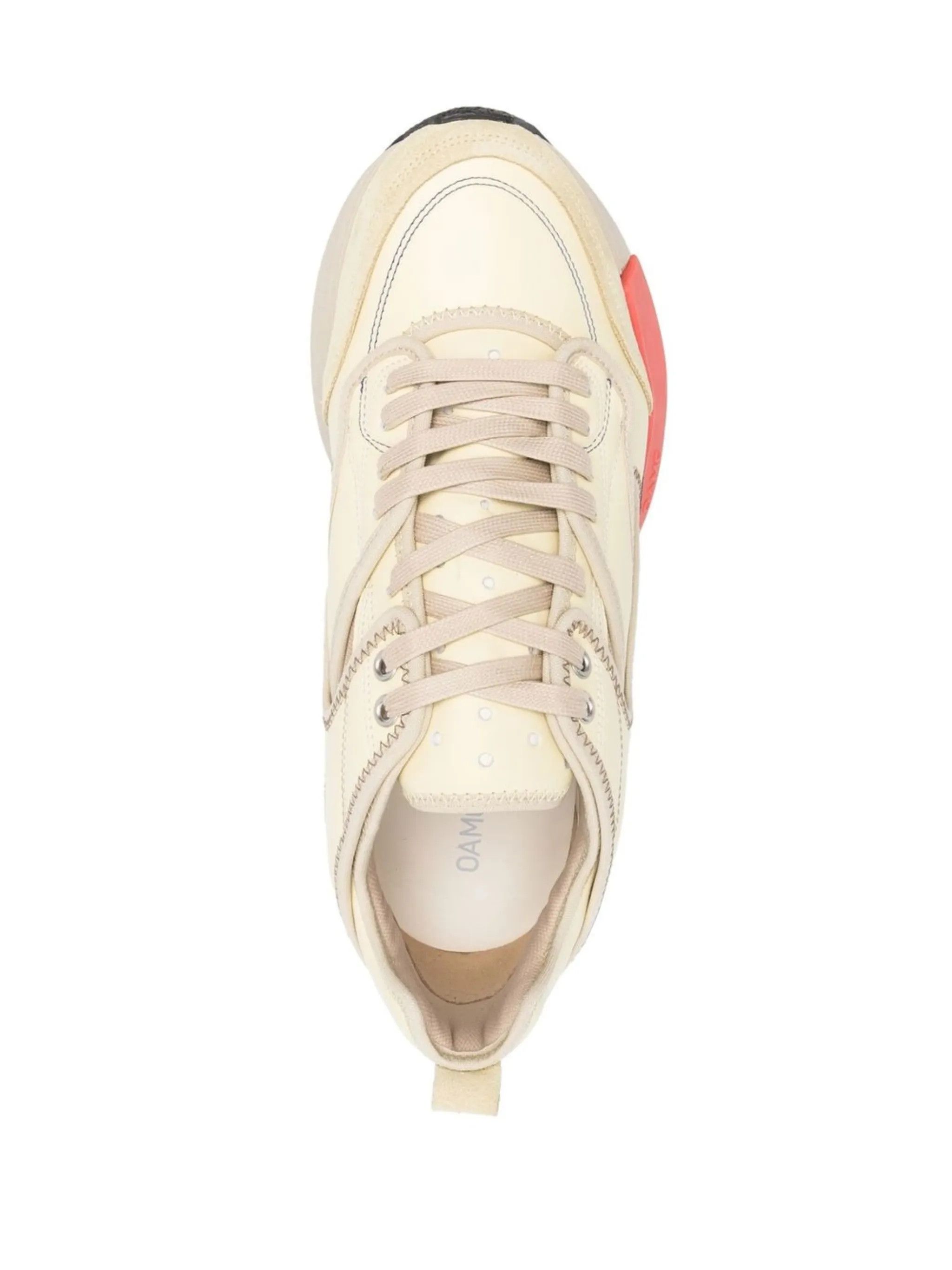 OAMC o1y0225 Logo Low-Top Sneakers in Cream Size US 10 / EU 43 - 4 Thumbnail