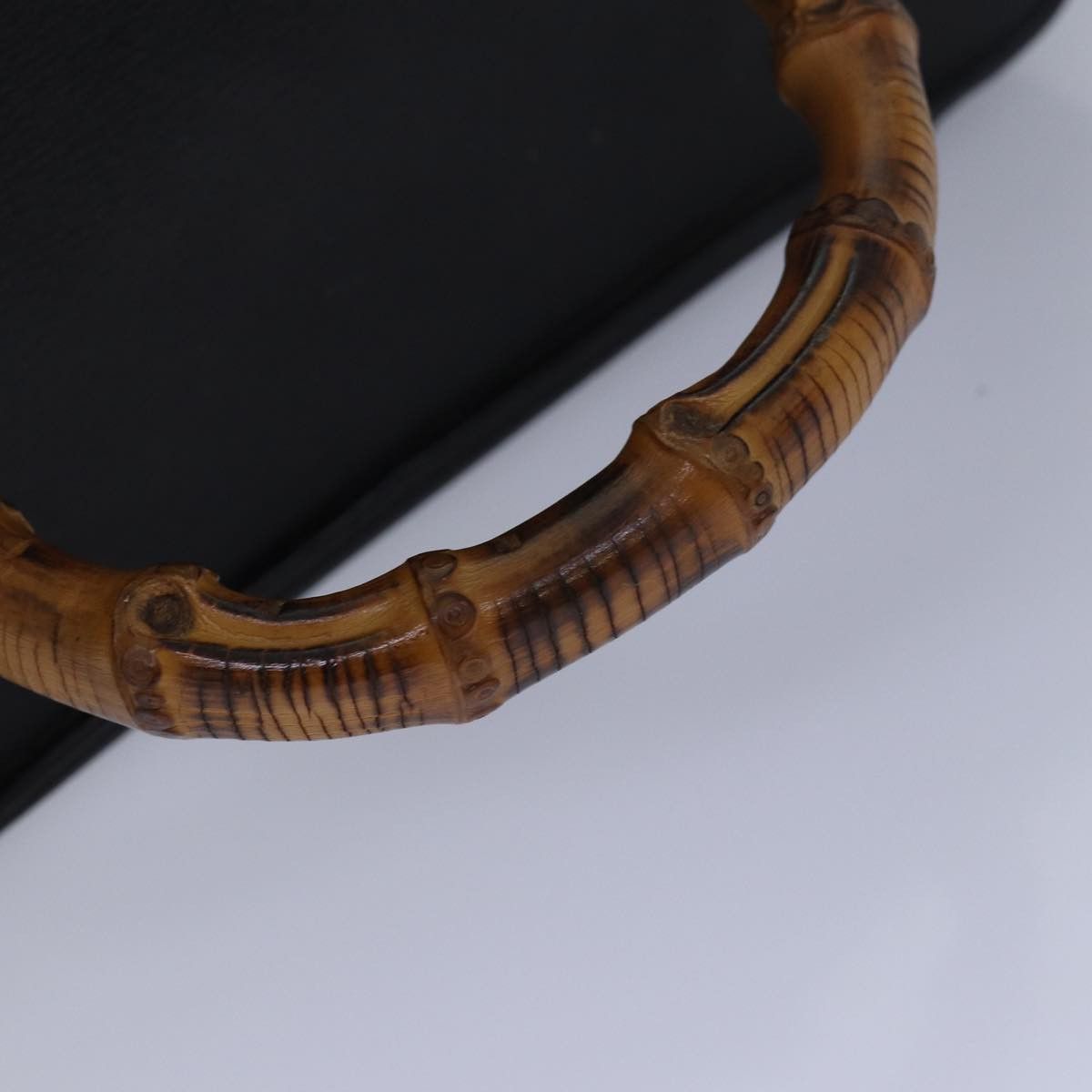 Gucci GUCCI Bamboo Vanity Hand Bag Leather Black 013 2122 013 2122 Size ONE SIZE - 7 Thumbnail