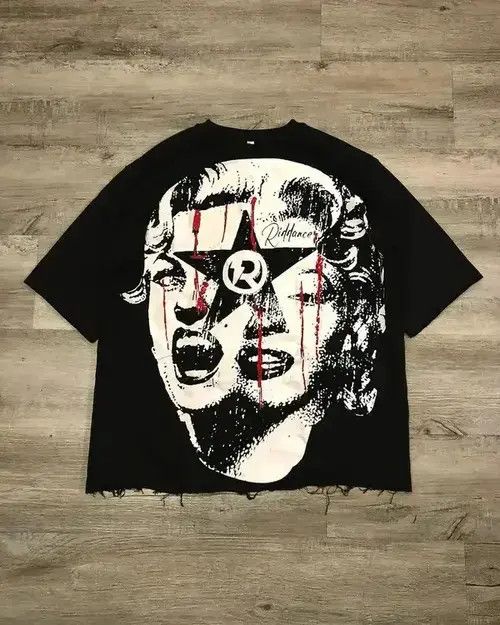 Other Gothic Punk Oversized Graphic T Shirts Size US L / EU 52-54 / 3 - 2 Thumbnail