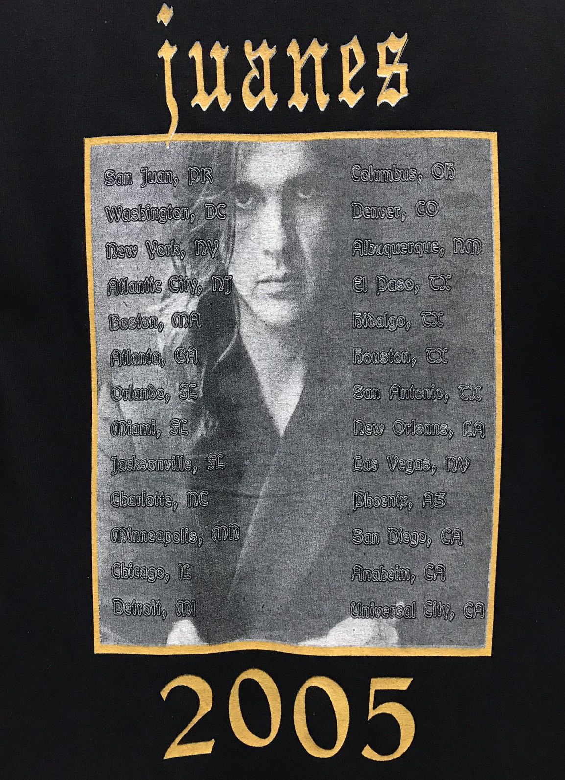 Alstyle × Band Tees × Vintage Vintage ALStyle Juanes 2005 Shirt Size US M / EU 48-50 / 2 - 4 Thumbnail