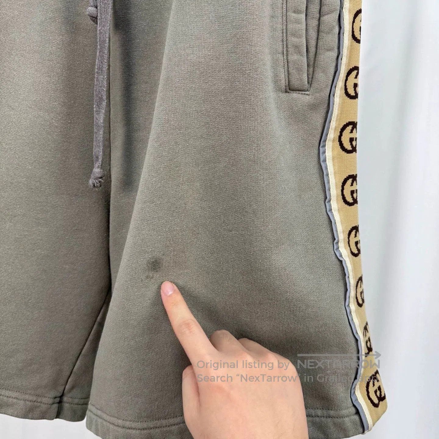 Gucci Gucci GG Embroidered Logo Shorts. Size US 31 - 5 Thumbnail