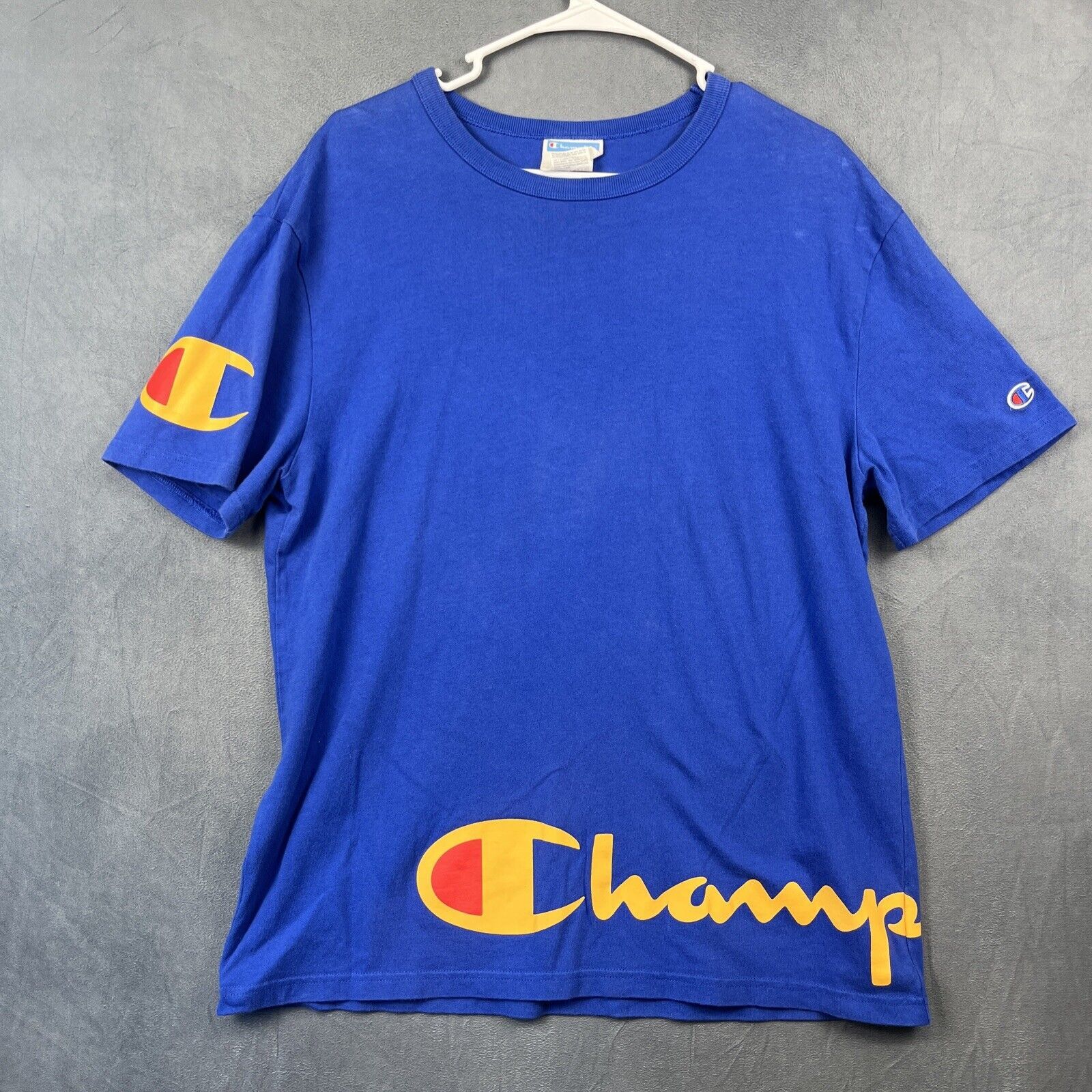 Champion Vintage Champion Shirt Large Print Spellout Men's Large Size US L / EU 52-54 / 3 - 1 Thumbnail
