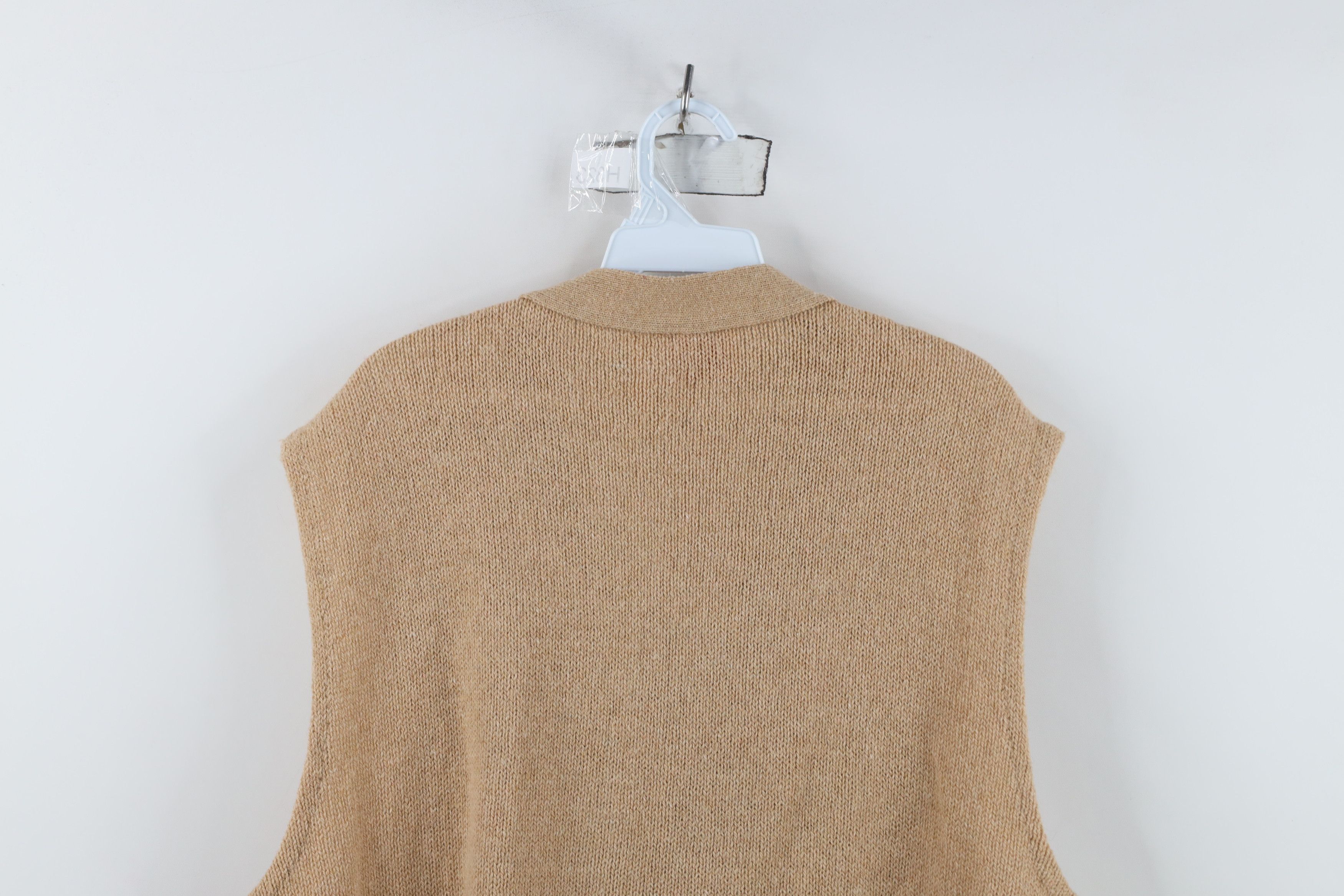 Vintage Vintage 70s Streetwear Ribbed Knit Cardigan Sweater Vest USA Size US L / EU 52-54 / 3 - 12 Thumbnail