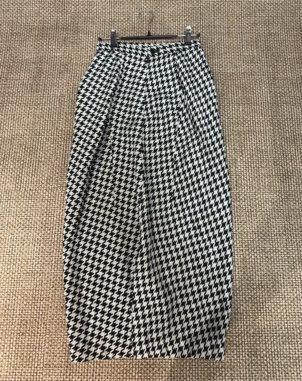 Comme des Garcons Comme des Garçons Houndstooth Pleated Long Skirt K23 Size 25" / US 0 / IT 36 - 1 Thumbnail