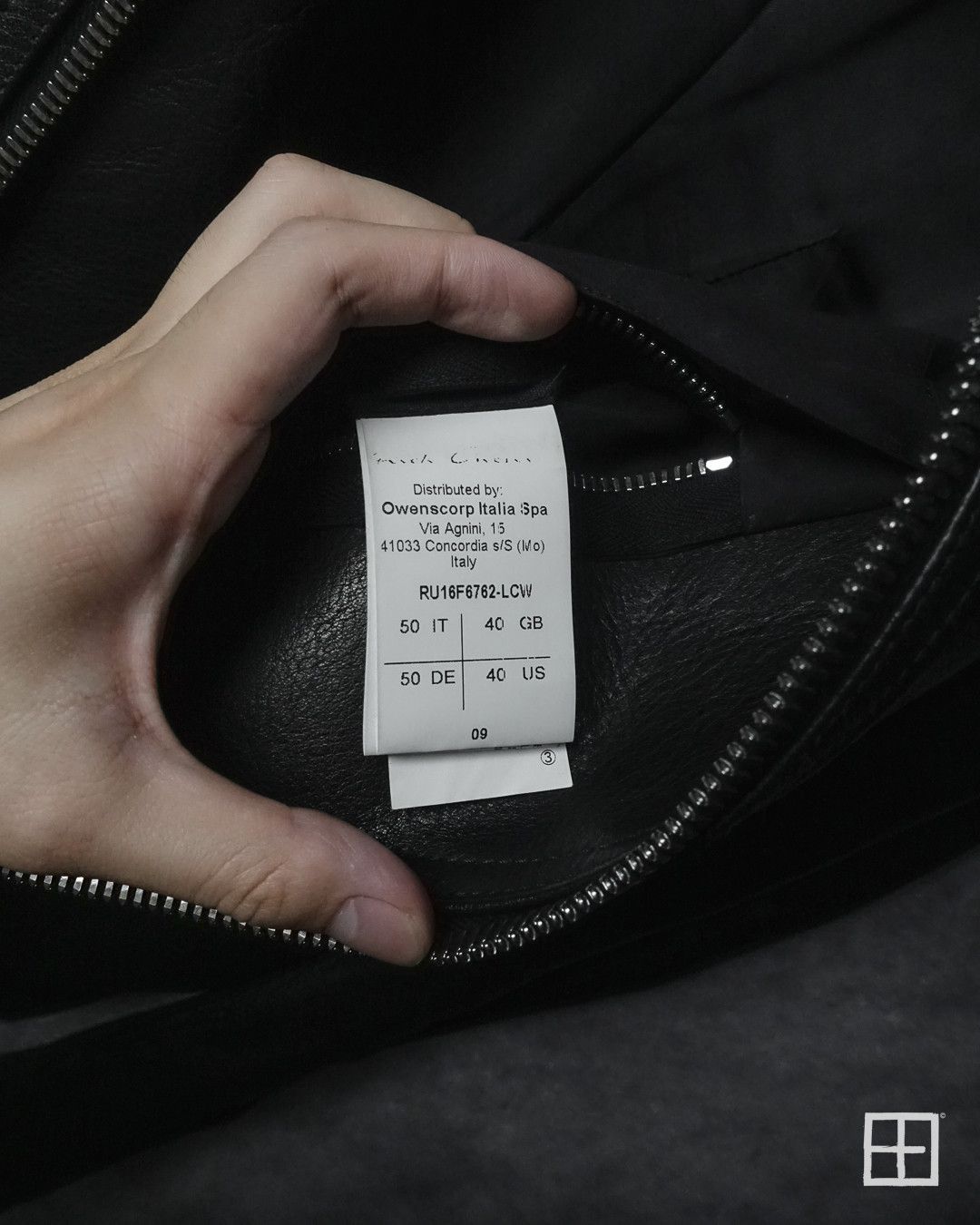 Rick Owens Rick Owens Mainline AW16 Mollino Calf Leather Jacket LCW 50 Size US M / EU 48-50 / 2 - 12 Thumbnail