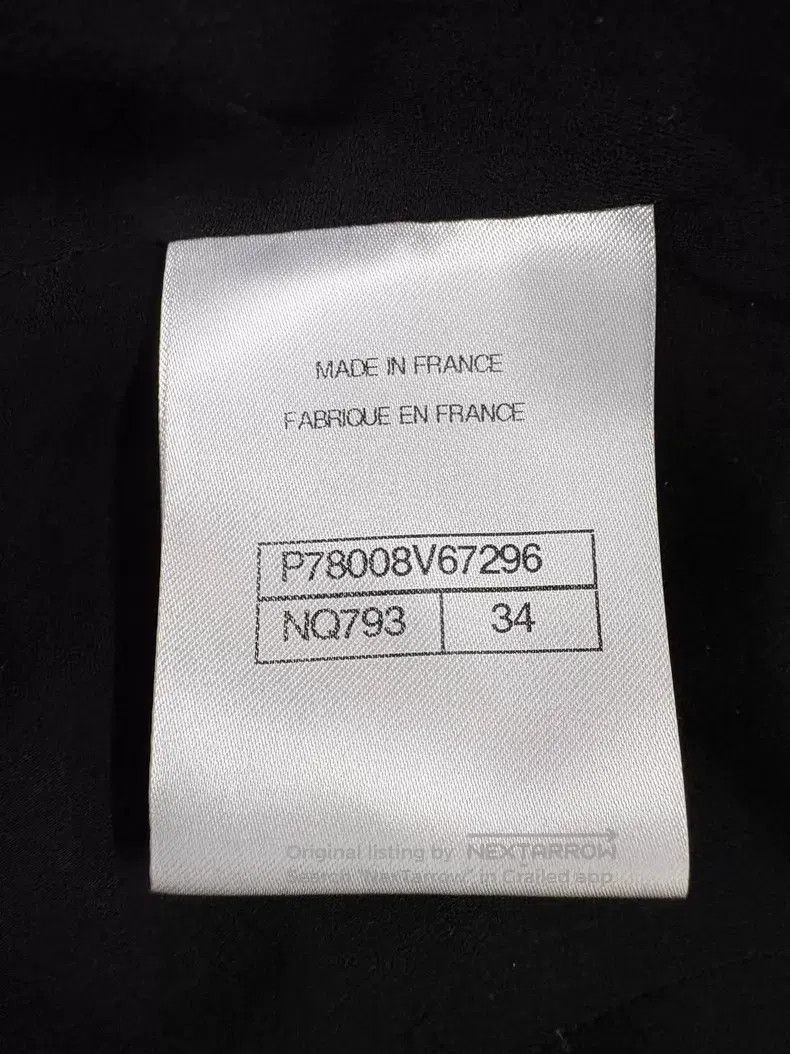 Chanel Chanel 24B black and white plaid tweed single-breasted rou Size XXS / US 00 / IT 34 - 7 Thumbnail