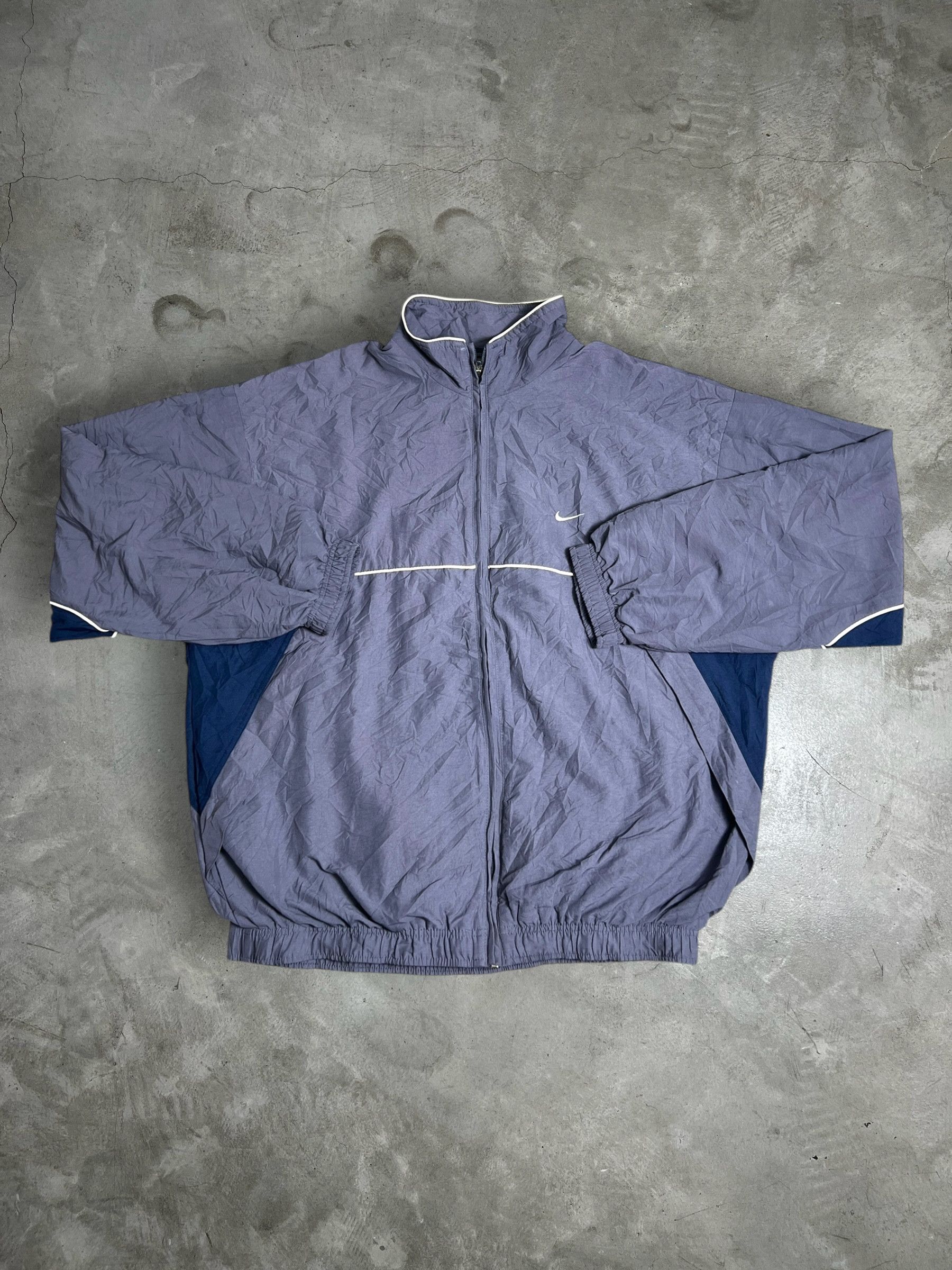 Nike Vintage NIKE Embroidery Track Jacket (XL) JKA173 Size US XL / EU 56 / 4 - 1 Thumbnail