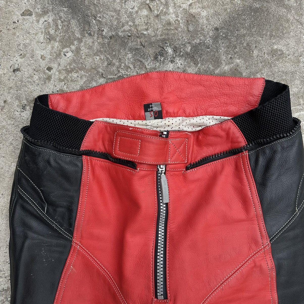 Leather × Vintage Vintage Moto Leather Pants Size 50 Y2K Pro Sports USA Size US 34 / EU 50 - 5 Thumbnail