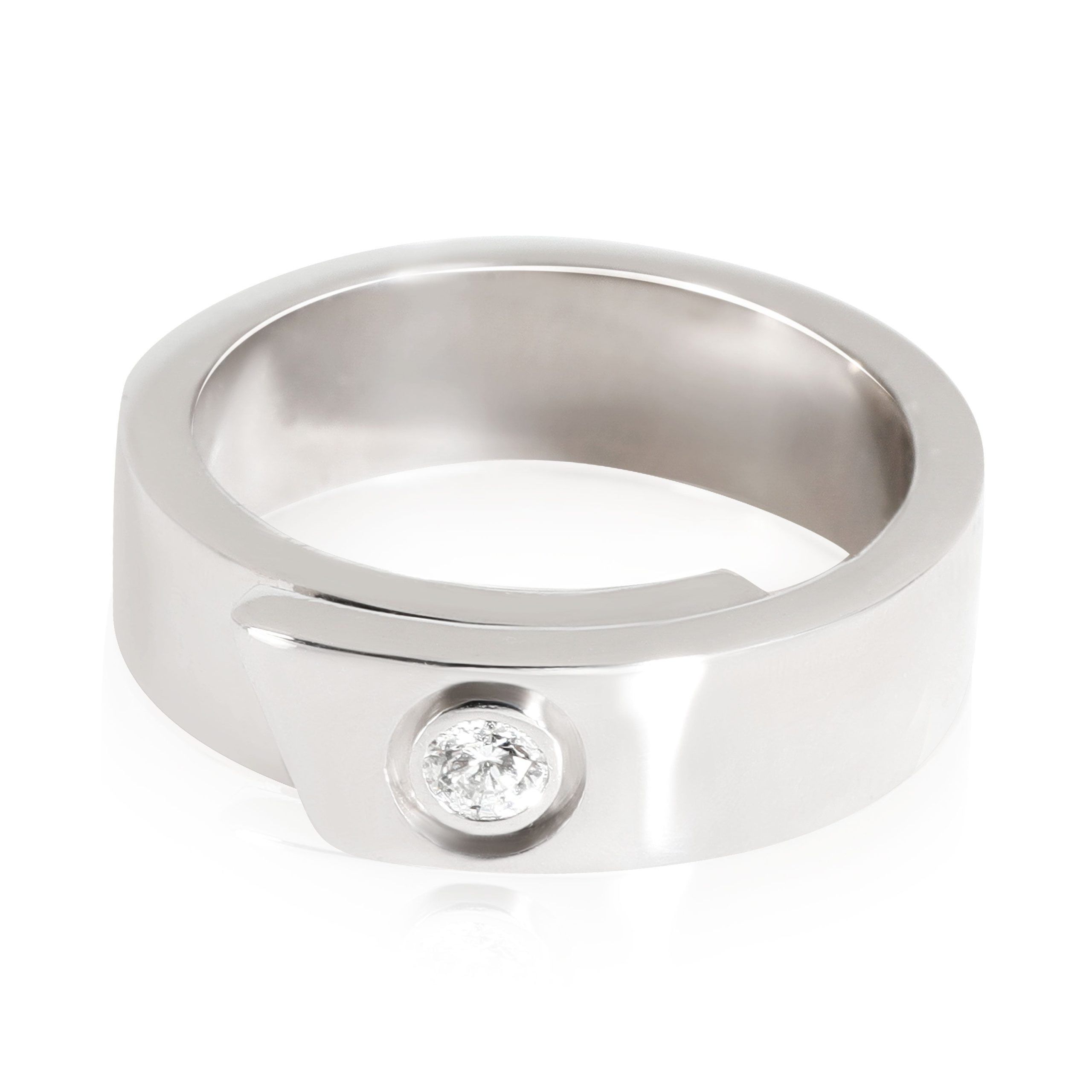Cartier Anniversary Ring in 18k White Gold DEF VVS 0.09 CTW