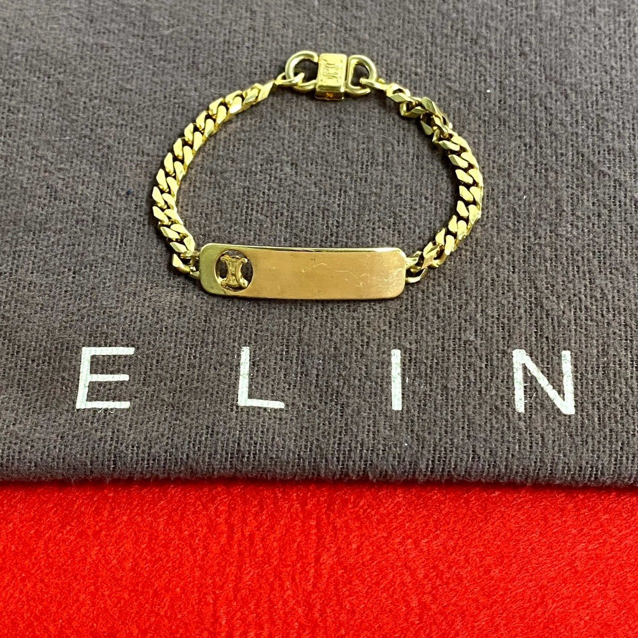 Celine Celine Bracelet Gold Plated Size ONE SIZE - 1 Thumbnail