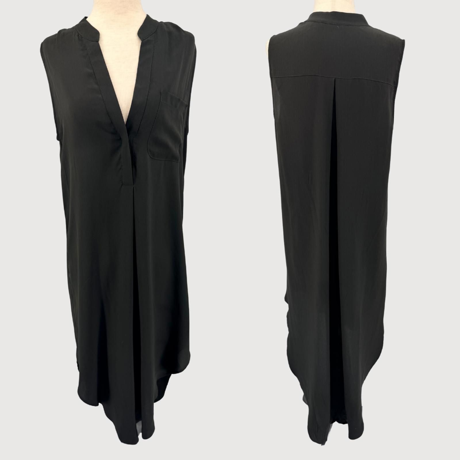 Other Otte NY Ellen Silk Sleeveless Shirt Dress Black S Size S / US 4 / IT 40 - 3 Thumbnail