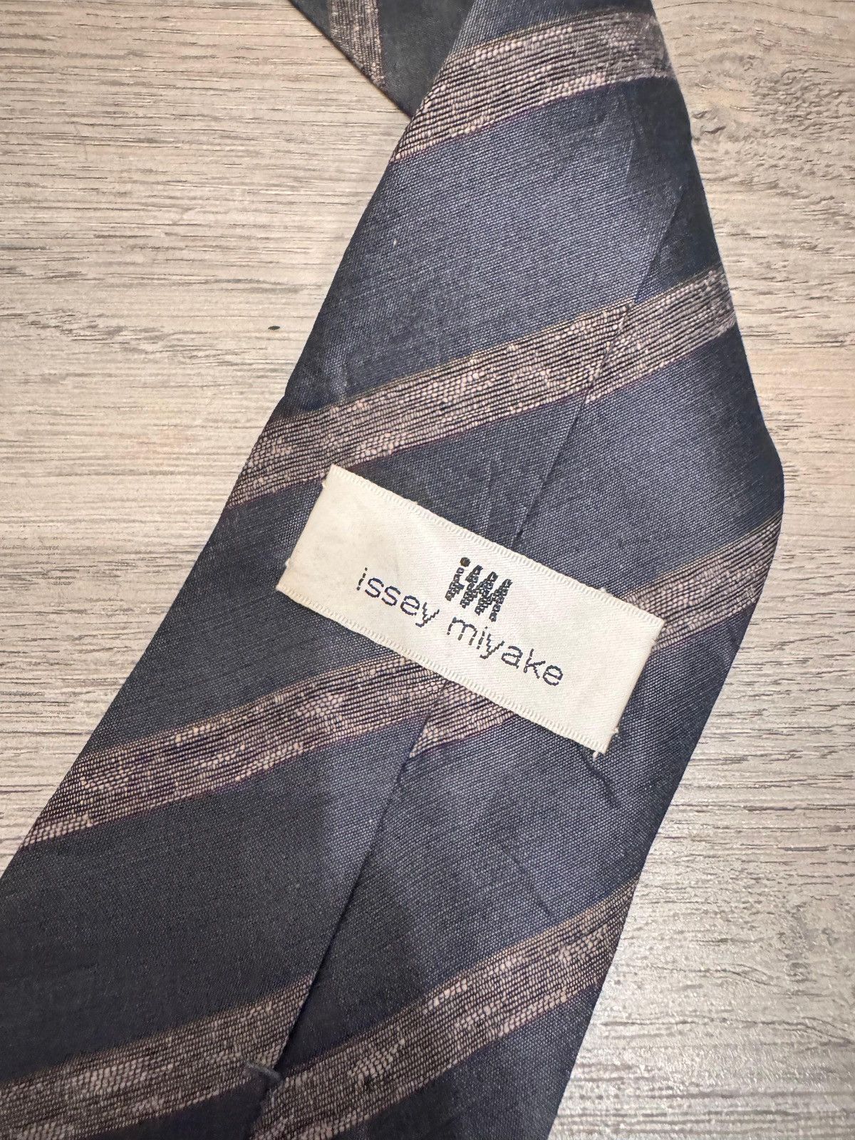Issey Miyake VINTAGE ISSEY MIYAKE NECKTIE BROWN WORKWEAR Size ONE SIZE - 6 Thumbnail