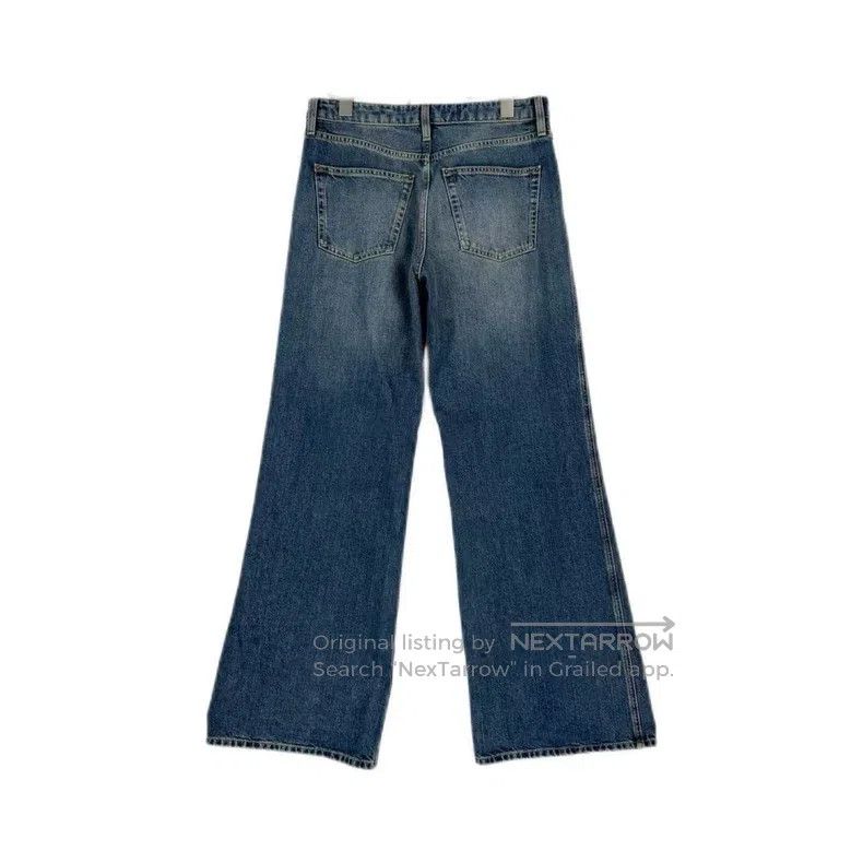 Louis Vuitton Louis Vuitton Blue washed-in-print leather jeans Size US 38 / EU 54 - 2 Thumbnail