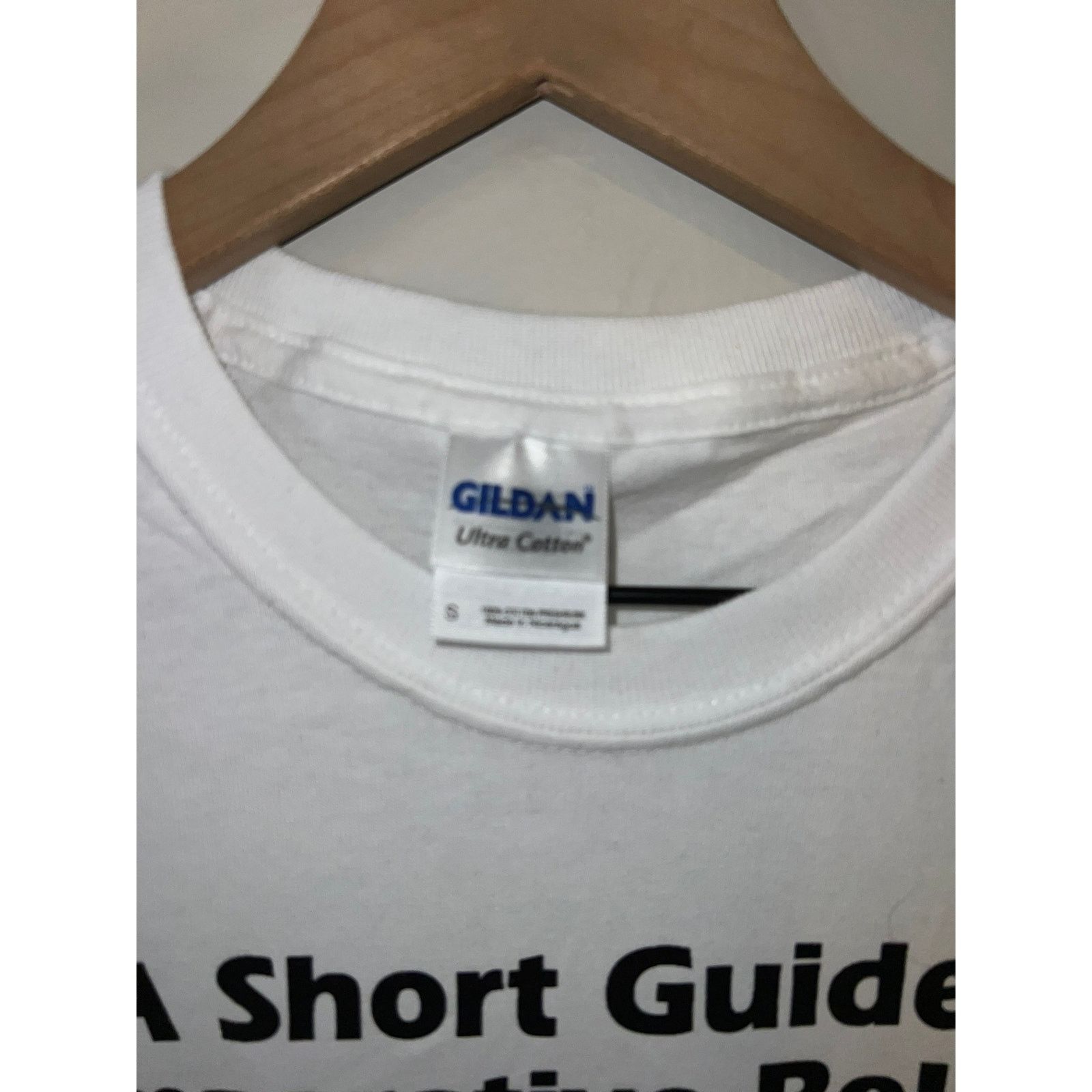 Gildan Vintage Short Guide Religon Shirt Joke Religous Shirt VTG S Size US S / EU 44-46 / 1 - 6 Thumbnail