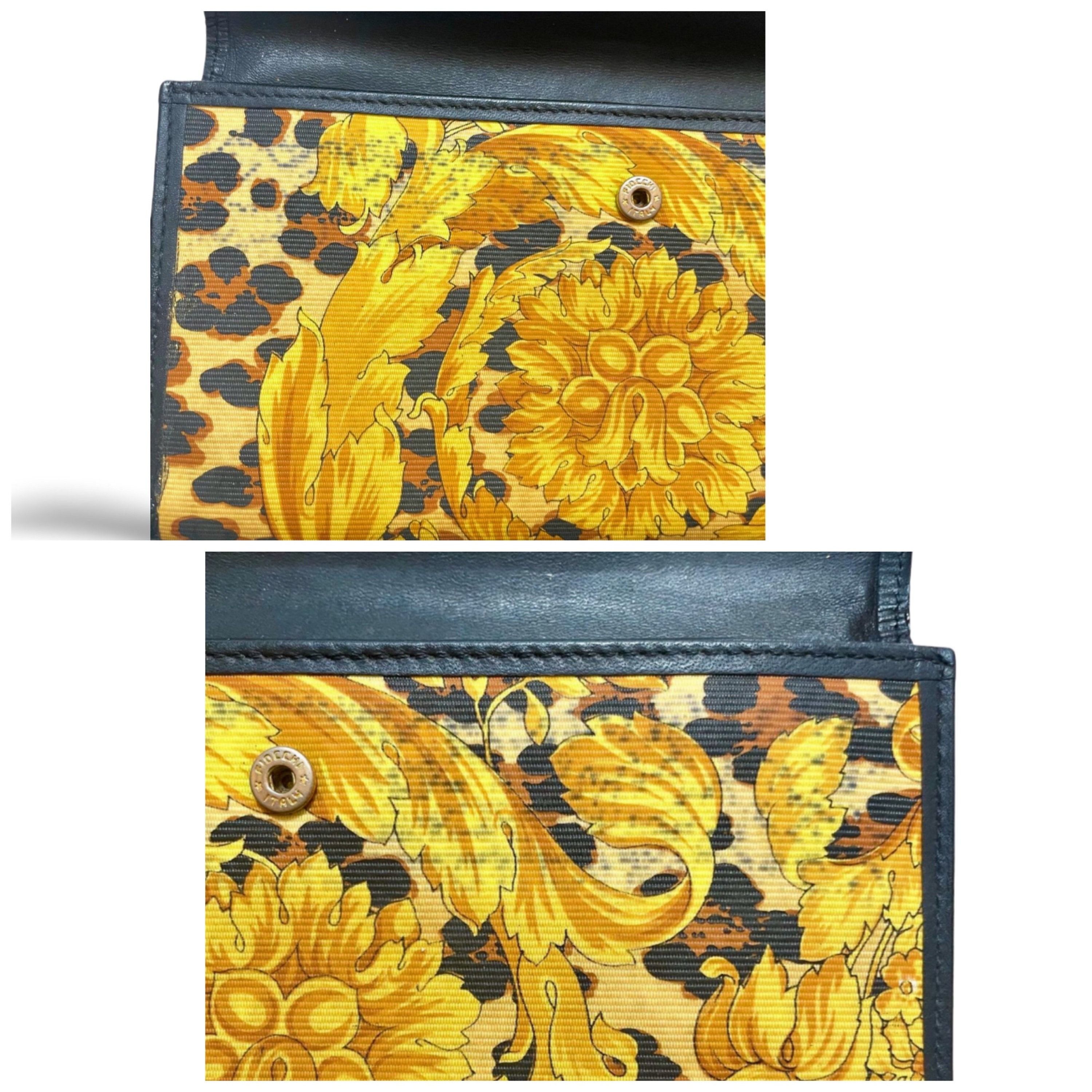 Versace Vintage Gianni Versace leopard and black leather wallet Size ONE SIZE - 5 Thumbnail