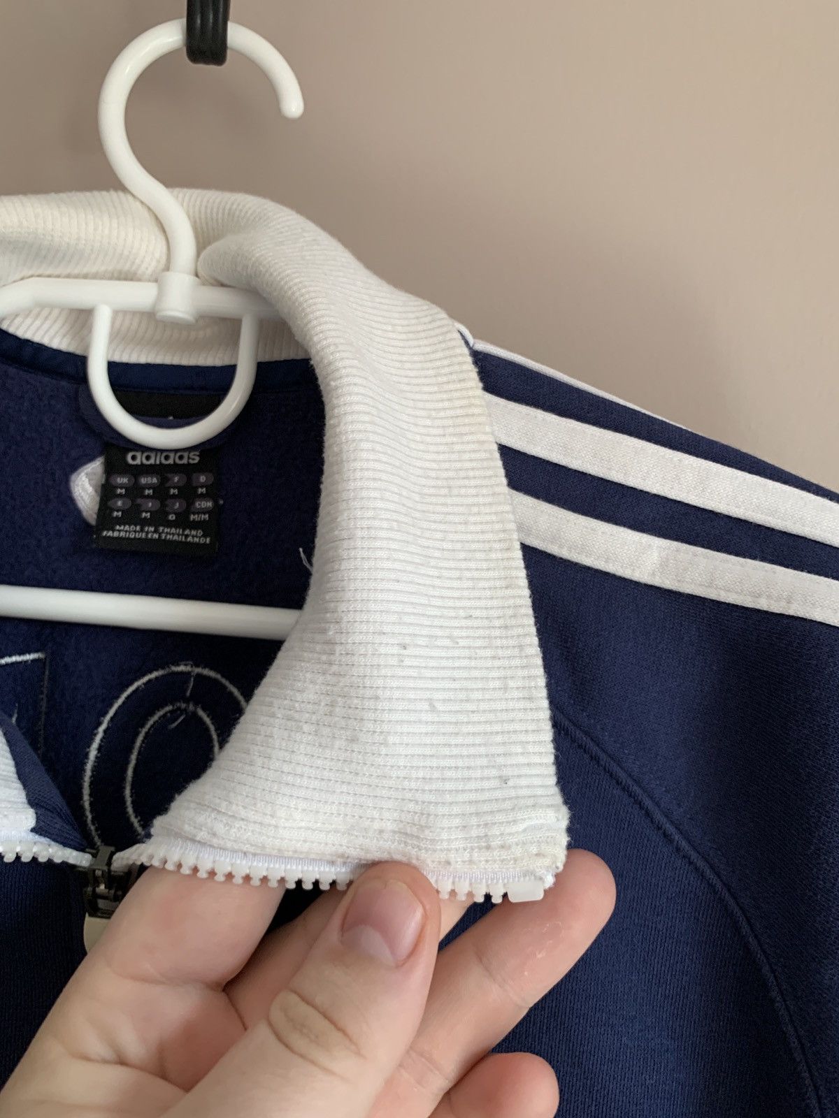 Adidas British and Irish Lions Vintage Rugby Zip Jacket Adidas Sz M Size US M / EU 48-50 / 2 - 7 Thumbnail