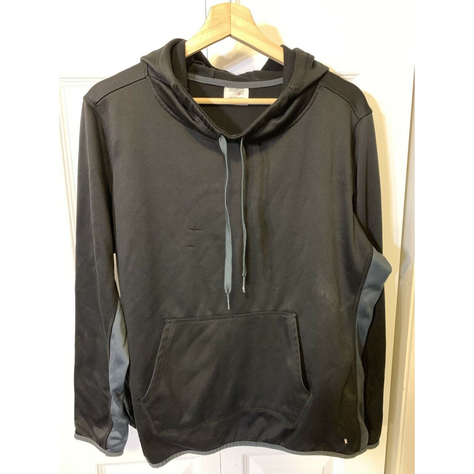 Other DANSKIN Hoodie Women Black Sz XXL Pockets Nylon/lycra Size XXL / US 16-18 / IT 52-54 - 1 Thumbnail