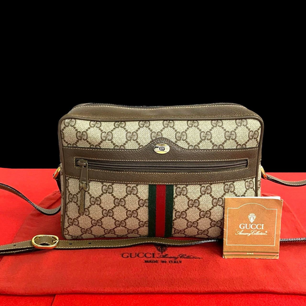Gucci Gucci Shoulder Bag Brown Leather Size ONE SIZE - 1 Thumbnail