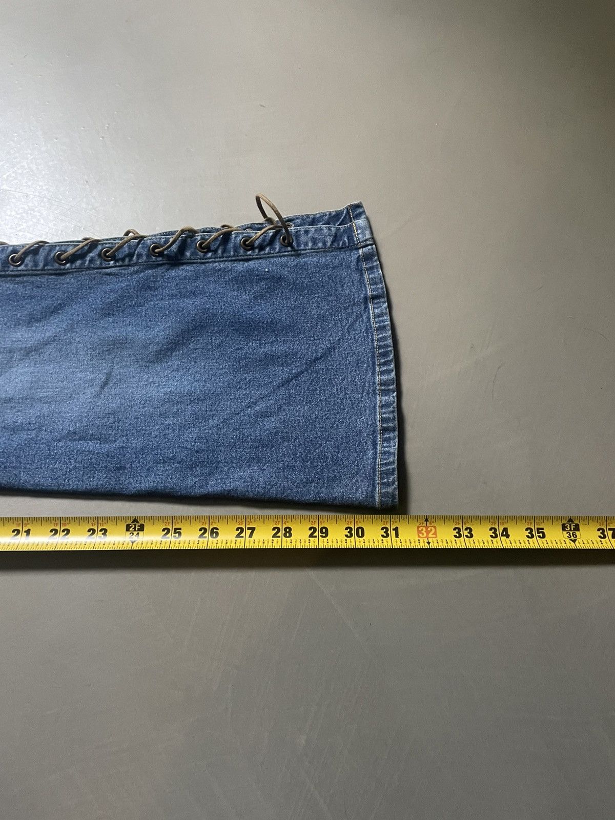 Other Womens Mudd Flare lace up jeans Size 30" / US 8 / IT 44 - 7 Thumbnail