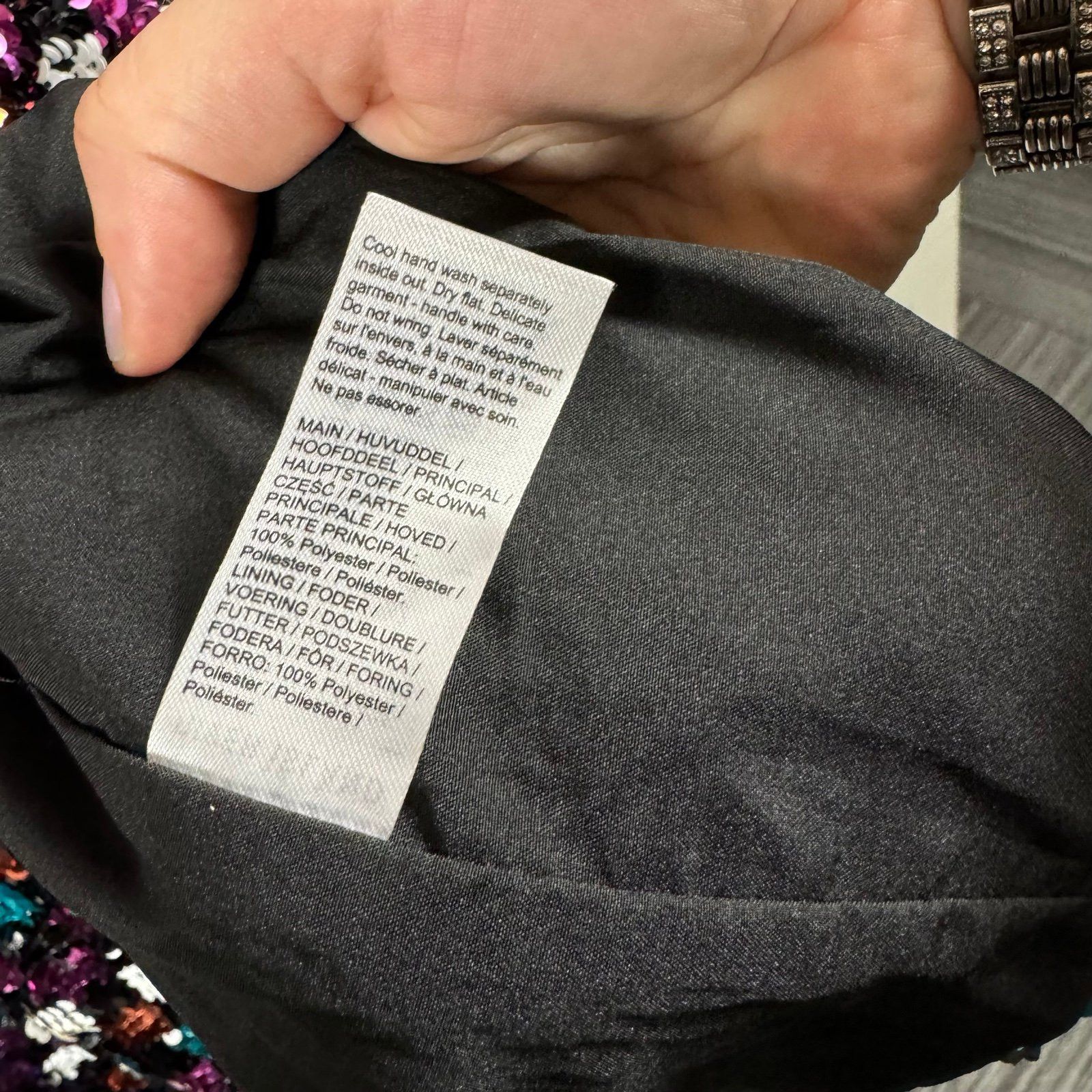 River Island River Island Black Check Sequin Blazer Dress cocktail NYE Size XS / US 0-2 / IT 36-38 - 9 Thumbnail