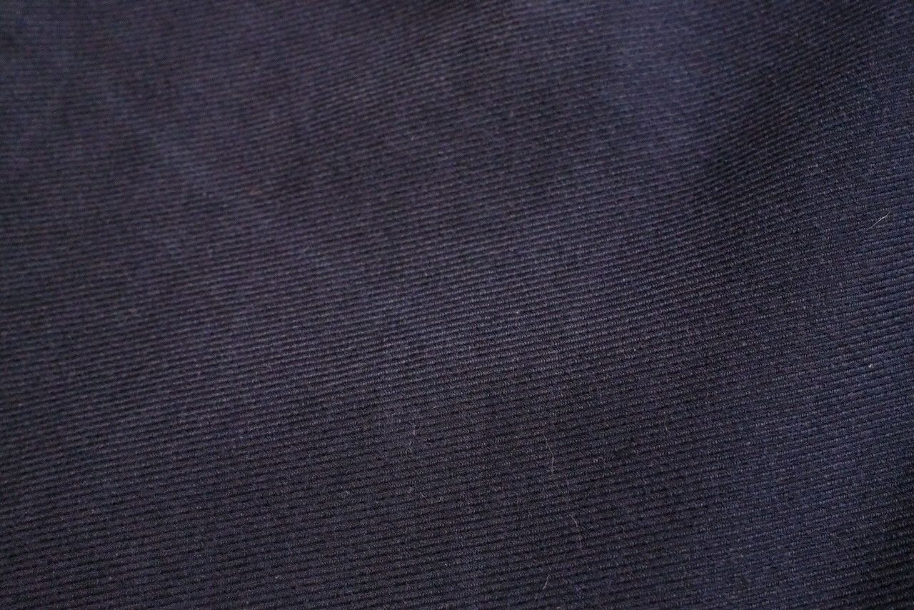 AMI Slim Navy Wool/Cotton Pant Menswear