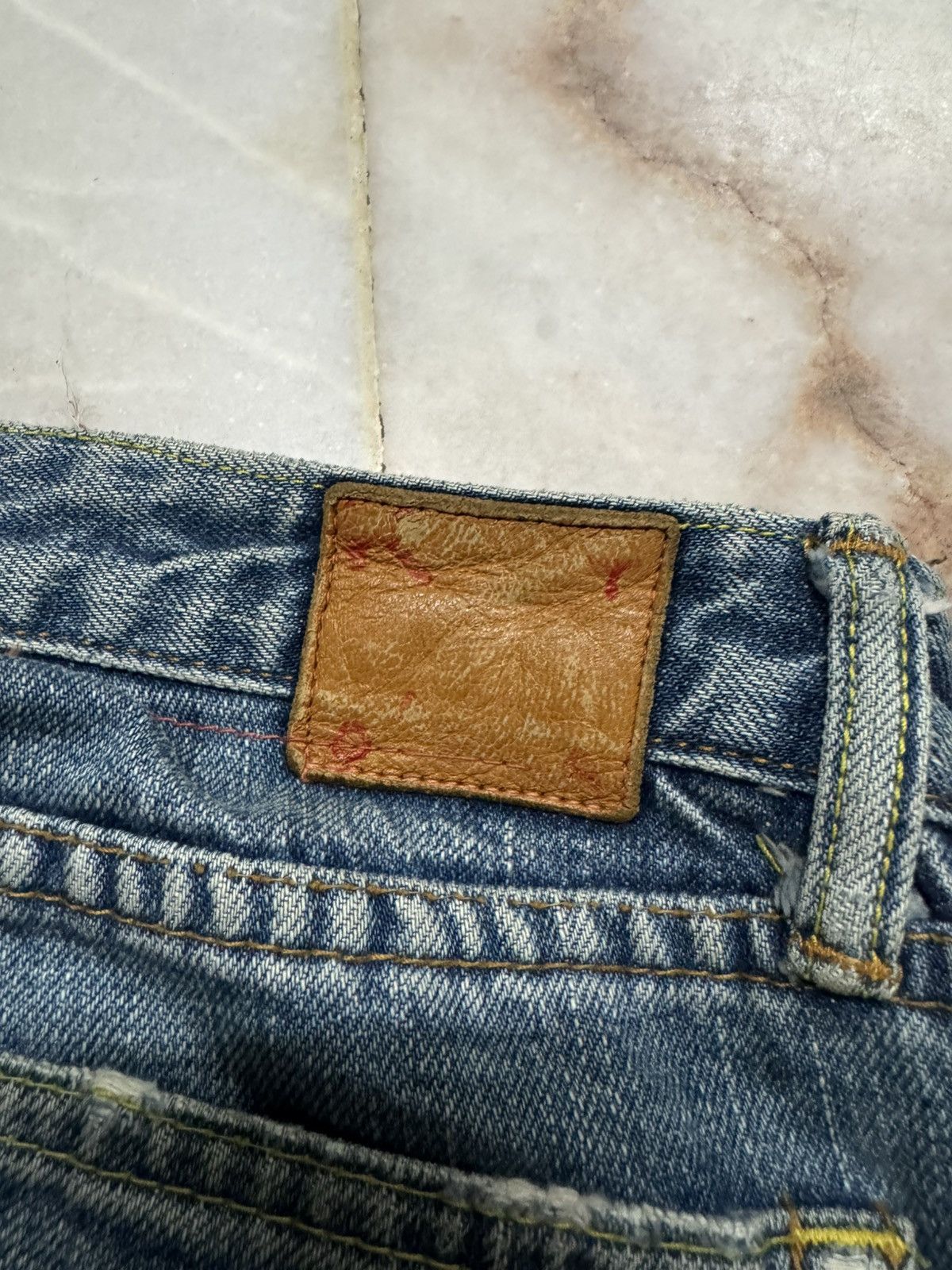 14th Addiction 💥SELVEDGE💥90's KATOTOGI MADE IN JAPAN FADED SELVEDGE FLARED Size US 26 / EU 42 - 16 Thumbnail