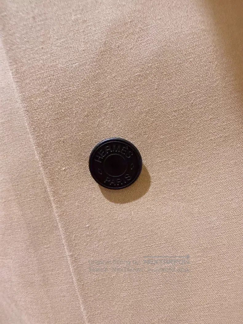 Hermes Hermes Windproof and Waterproof Hooded Cloak Raincoat Khak Size S / US 4 / IT 40 - 5 Thumbnail