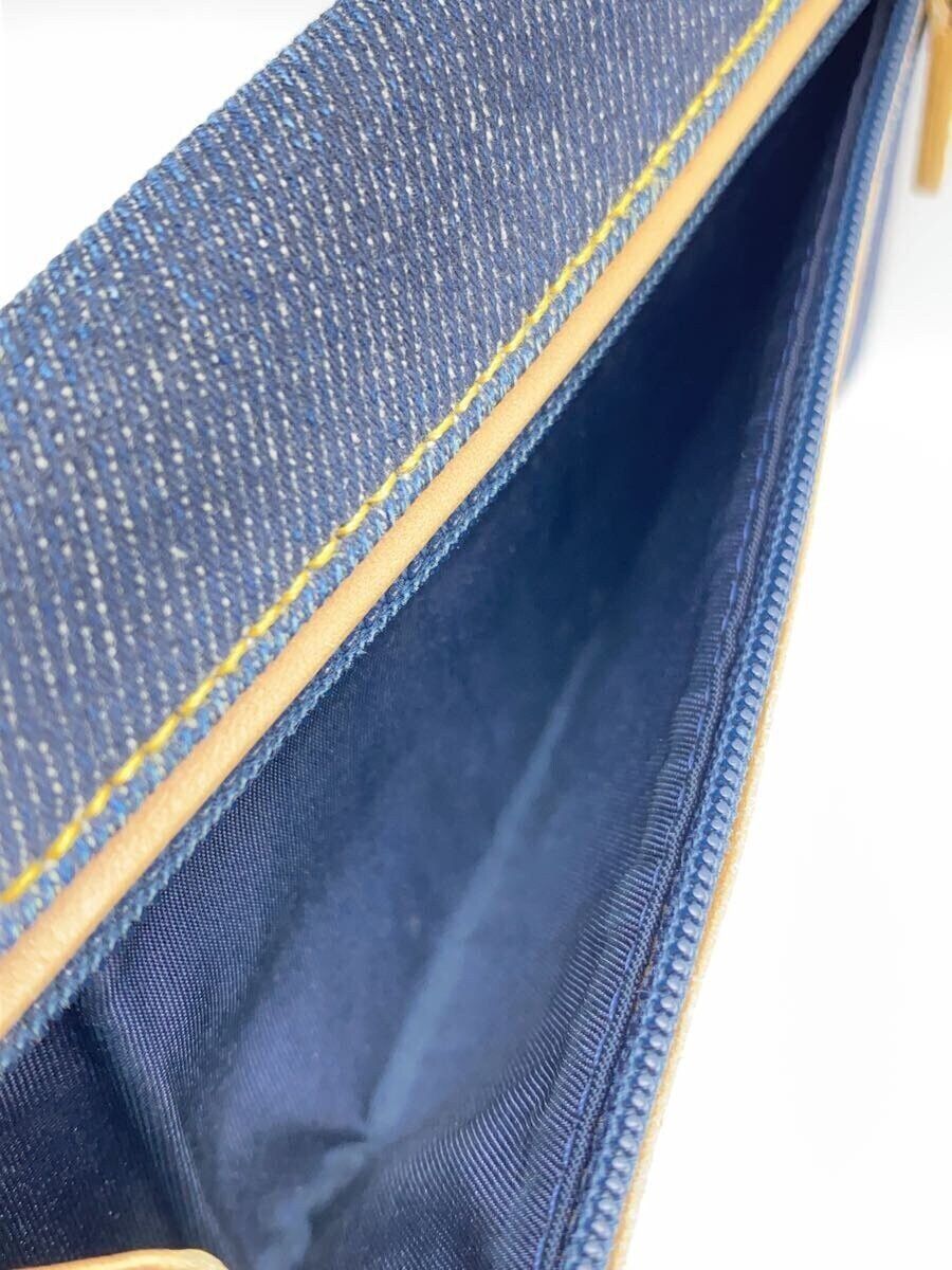 Dior Dior Denim Bi-Fold Wallet Indigo Size ONE SIZE - 5 Thumbnail