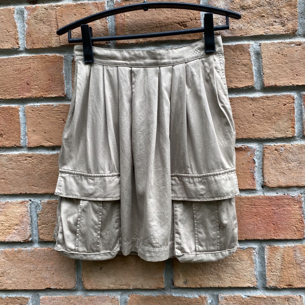 Zucca ZUCCA Beige Pleated Skirt with Side Pockets Size 27" / US 4 / IT 40 - 1 Thumbnail