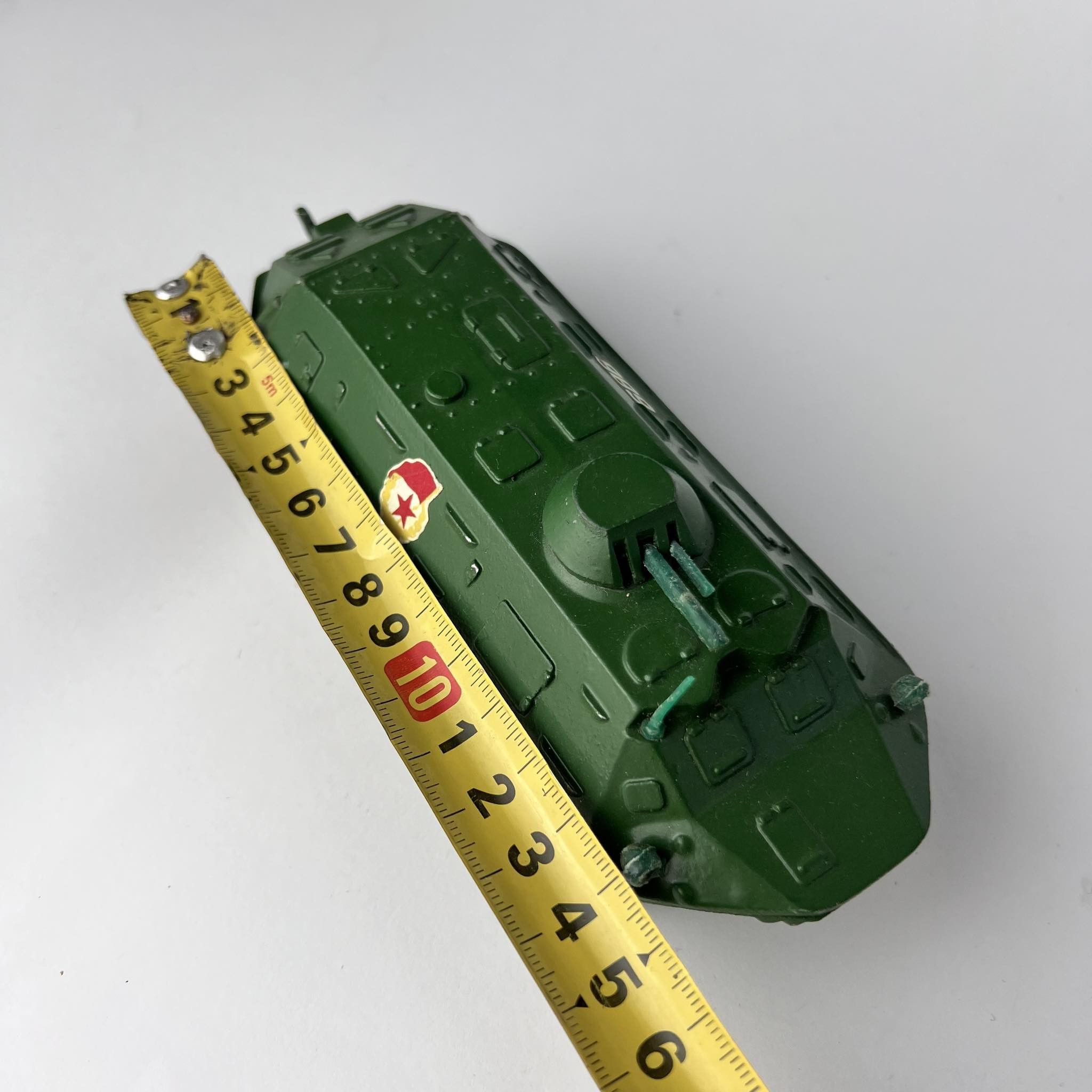 Vintage Vintage Military Vehicle Toy Personnel Carrier Metal 1:43 Size ONE SIZE - 7 Thumbnail
