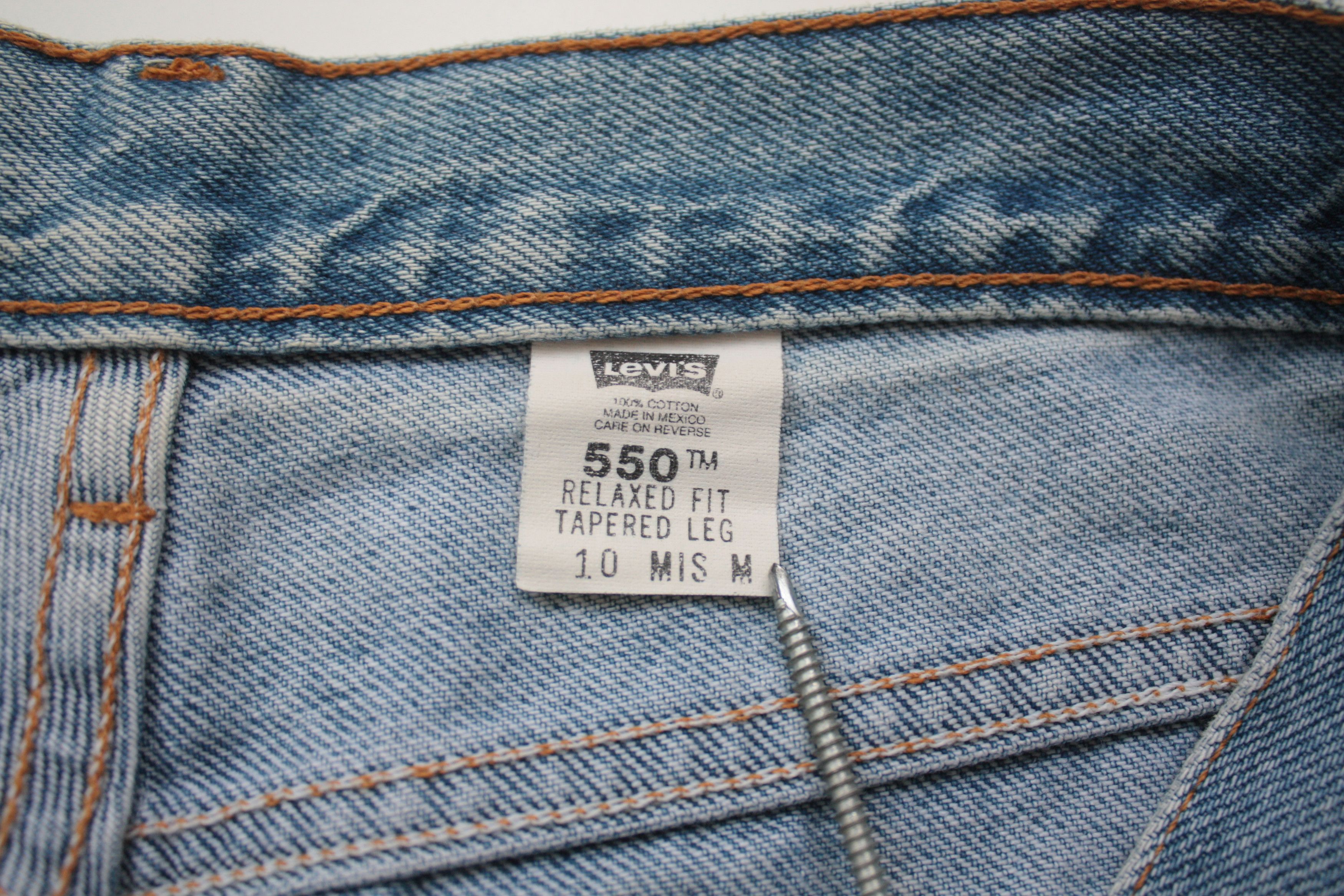 Levi's Vintage Clothing Levi's 550 Vintage denim Blue Jeans 90s Size US 30 / EU 46 - 7 Thumbnail