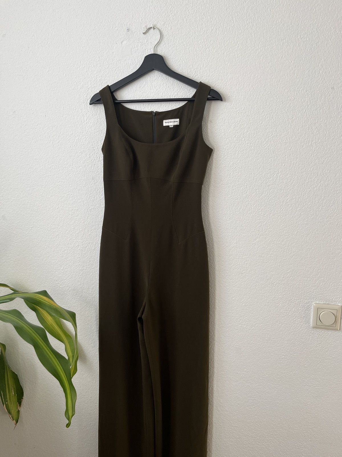 Designer × Mugler × Thierry Mugler Thierry Mugler vintage khaki jumpsuit S/M 38 Size 27" / US 4 / IT 40 - 6 Thumbnail