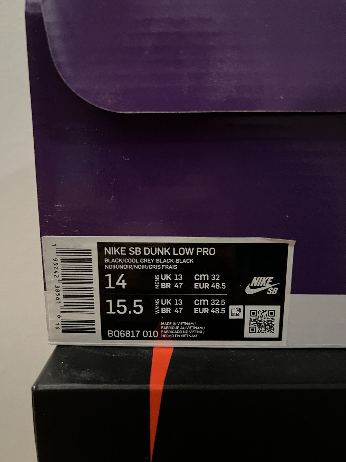 Nike dunk sb fog