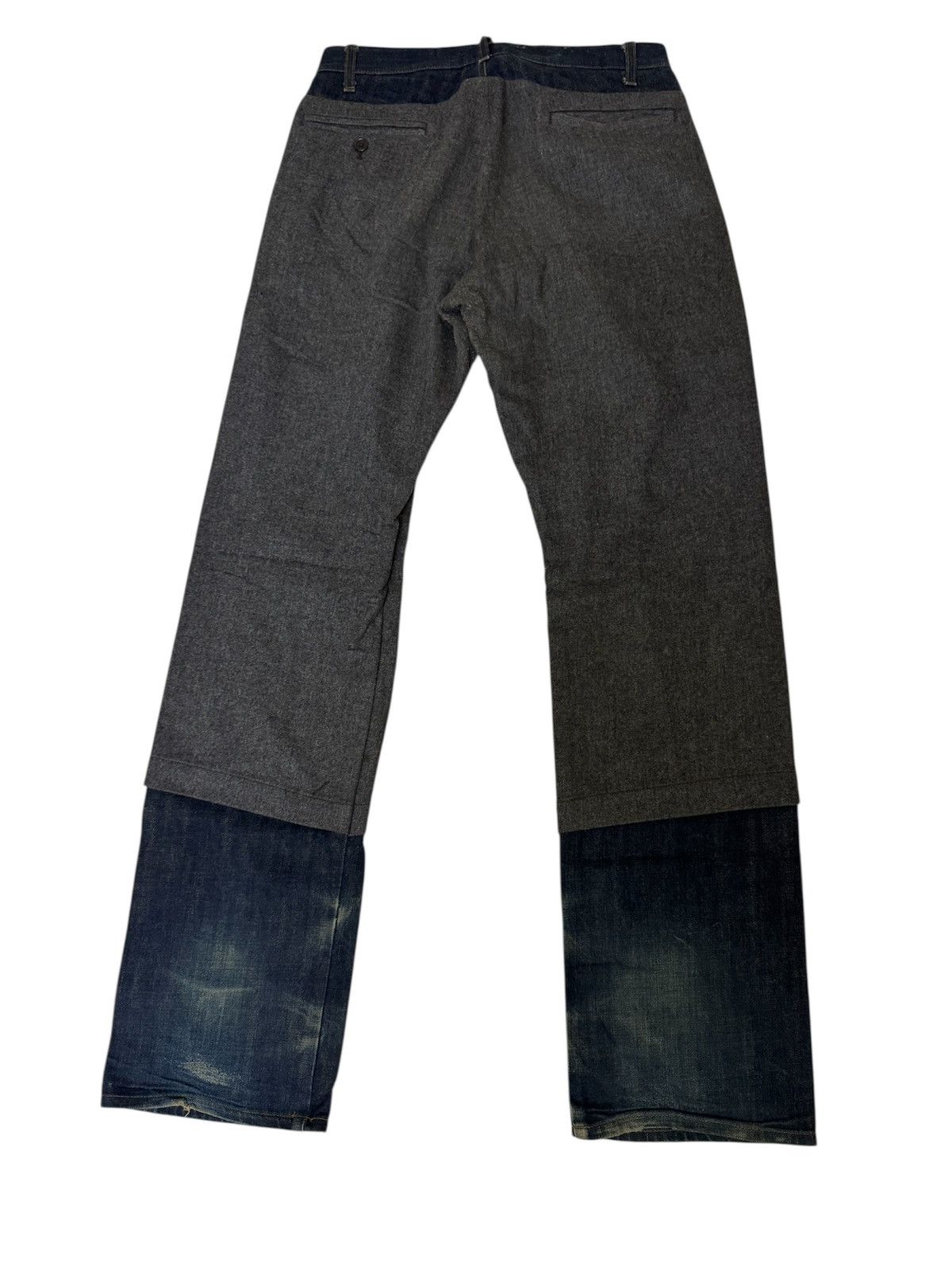 ABAHOUSE Abahouse Selvege Double Layer wool Denim Pants Size US 30 / EU 46 - 4 Thumbnail