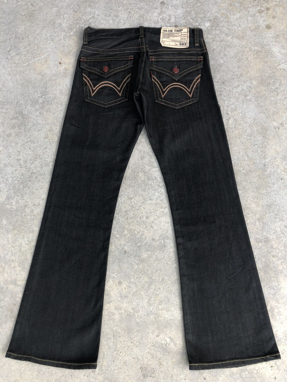 If Six Was Nine Edwin 503 Flared Jeans Bootcut Jeans Size US 30 / EU 46 - 2 Thumbnail